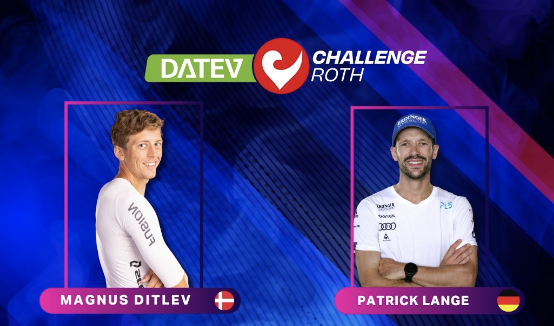 Magnus Ditlev y Patrick Lange vuelven a verse las caras en el Challenge de Roth 2024.