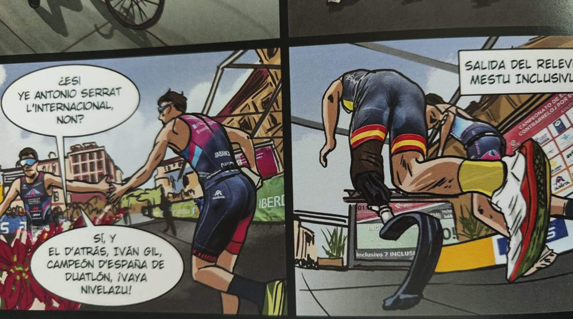 comic Duatlon Aviles version asturiano