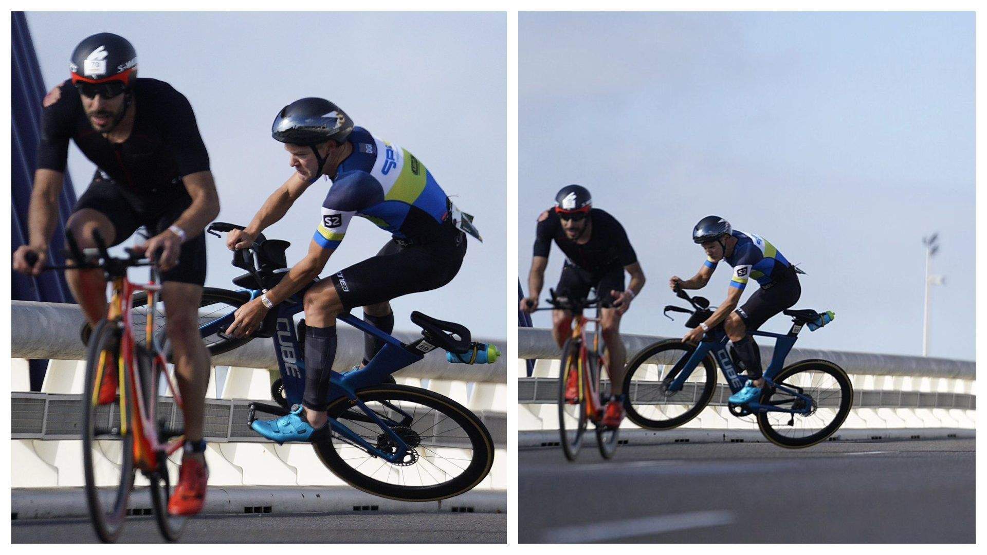 La espectacular caída de Jonathan Wayaffe en el IRONMAN 70.3 Valencia