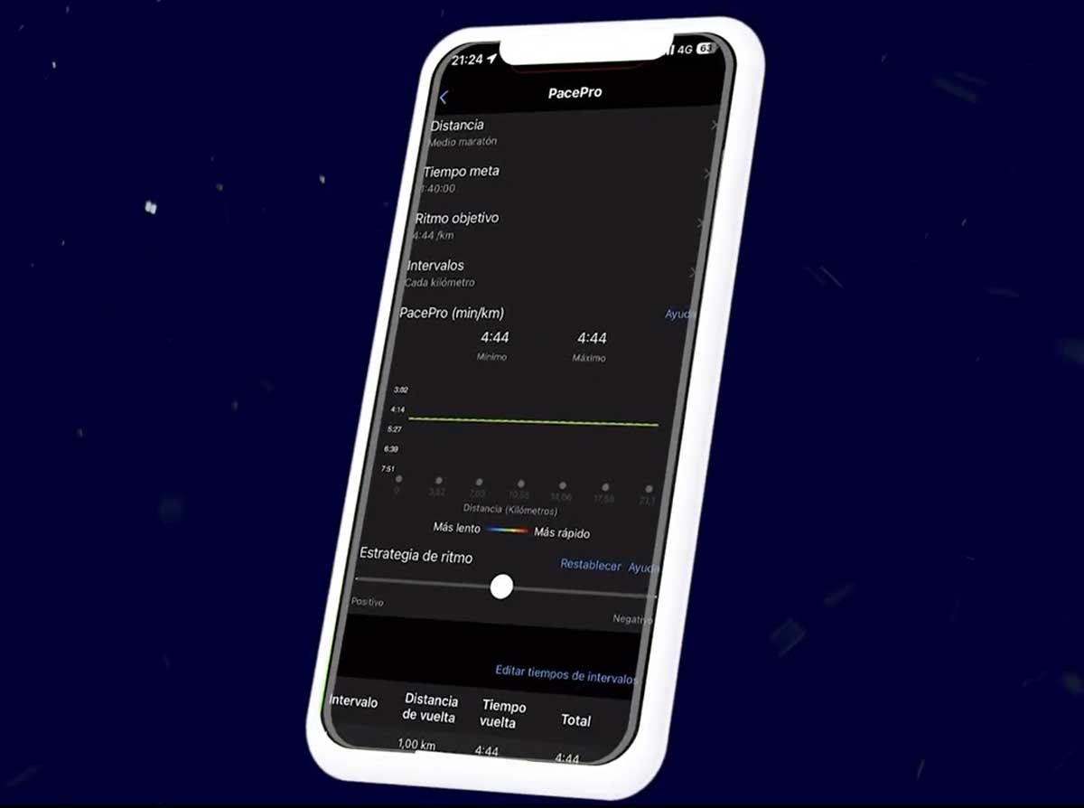 garmin forerunner 165 pacepro