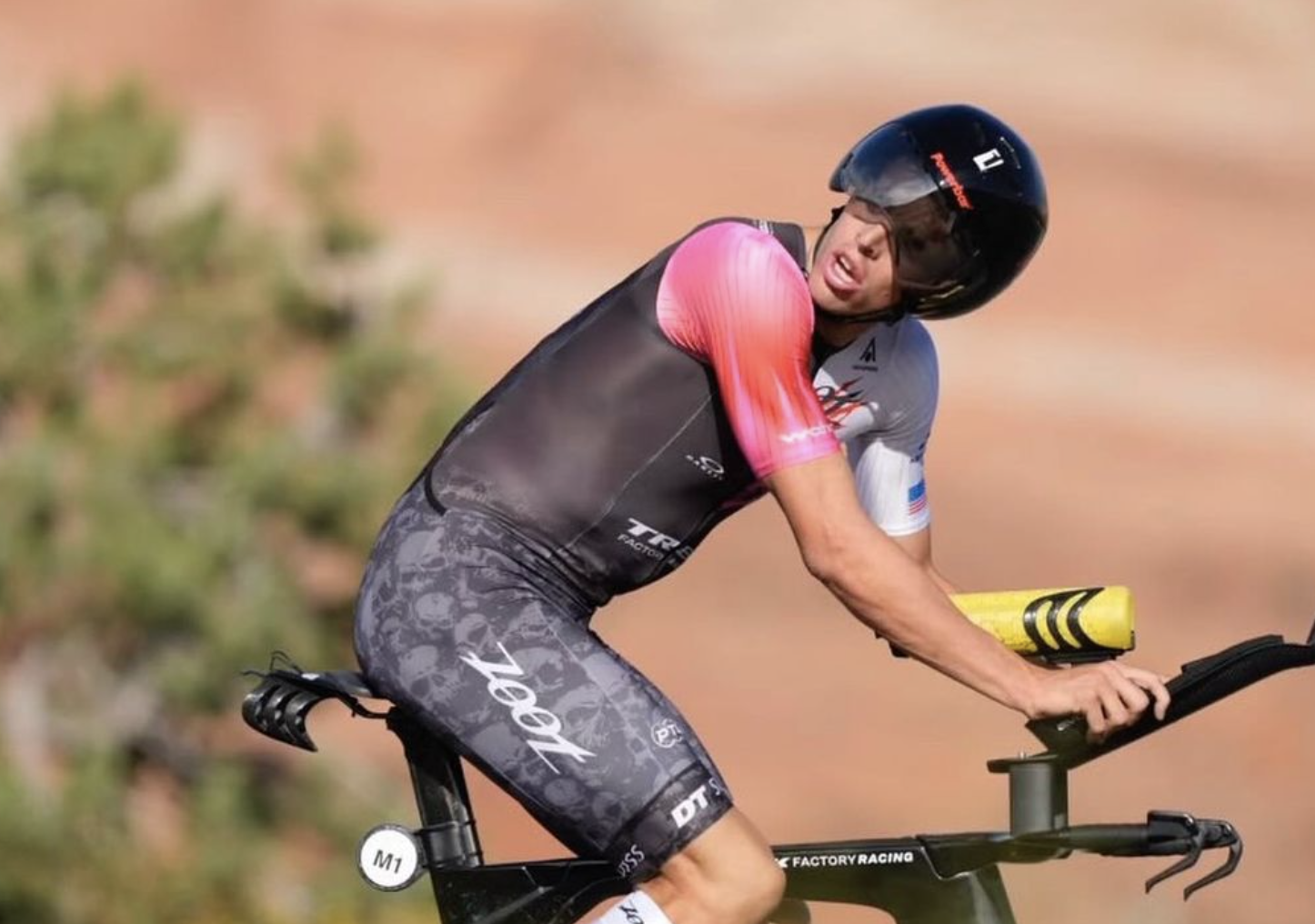 Los datos de potencia Sam Long  en el IRONMAN 70.3 de St. George.