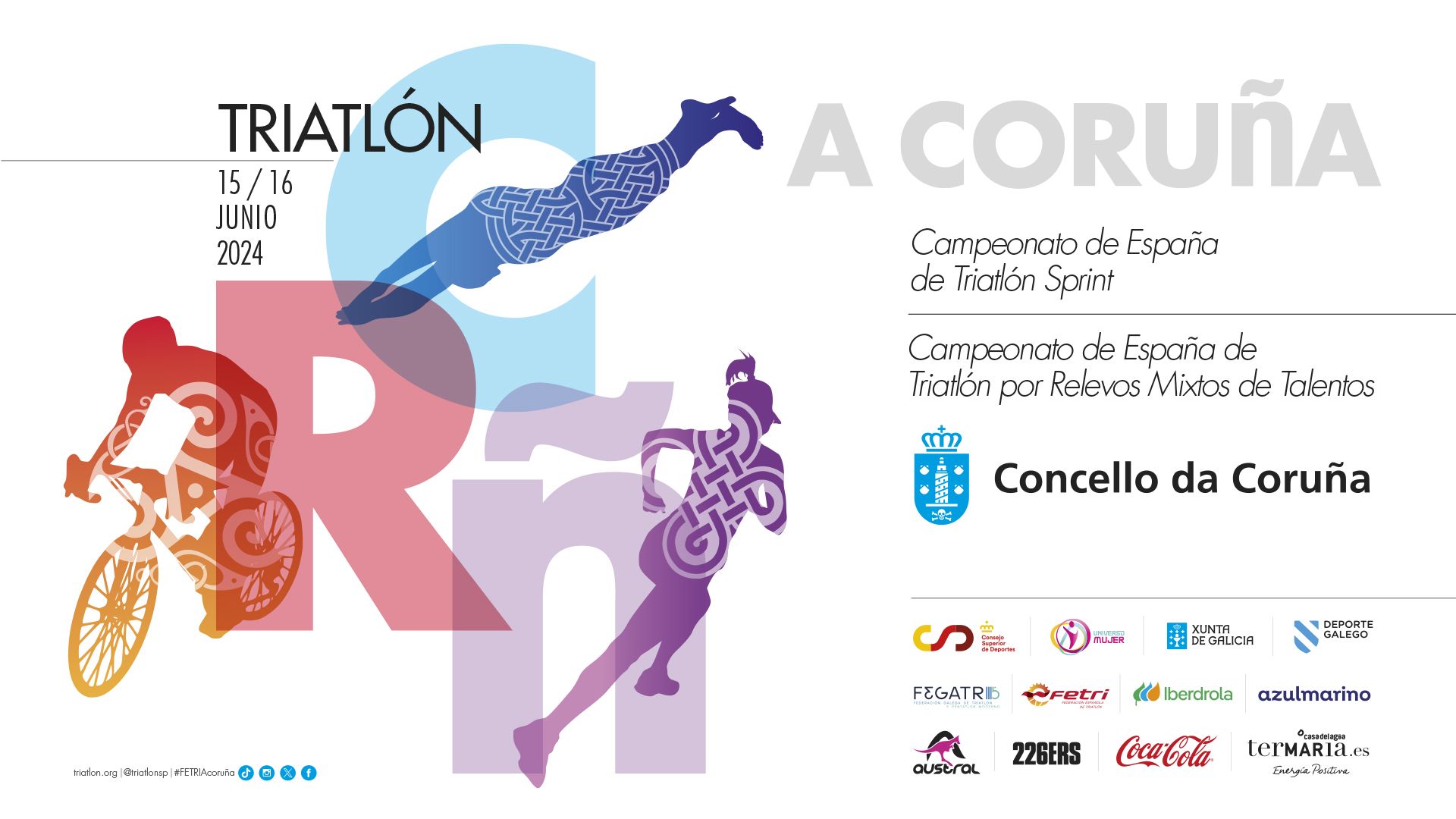 Campeonato de España de Triatlón Sprint a Coruña 2024.