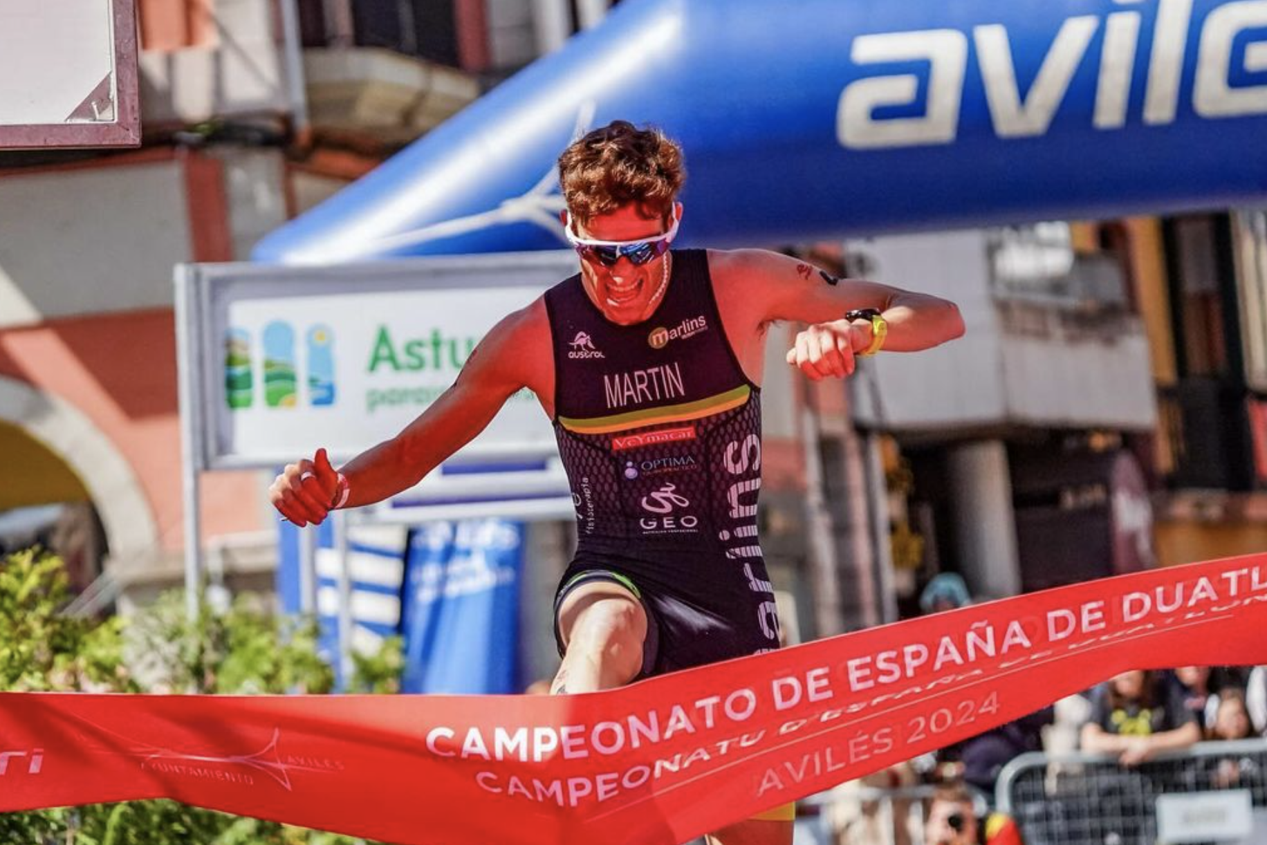 Javier Martín, subcampeón de Europa de Duatlón.