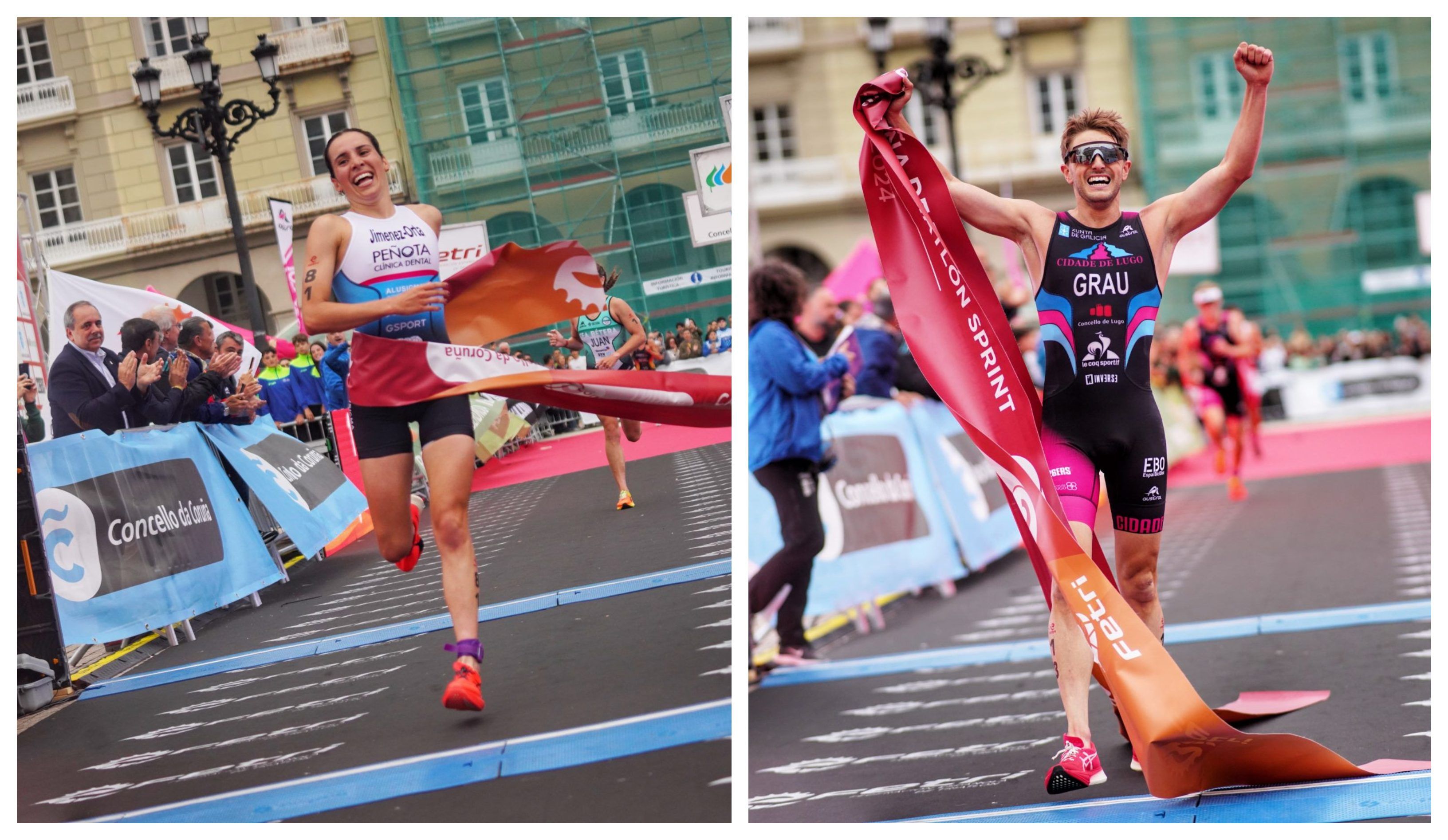 Maite Jiménez Orta y Genís Grau, campeones de España de Triatlón Sprint 2024 