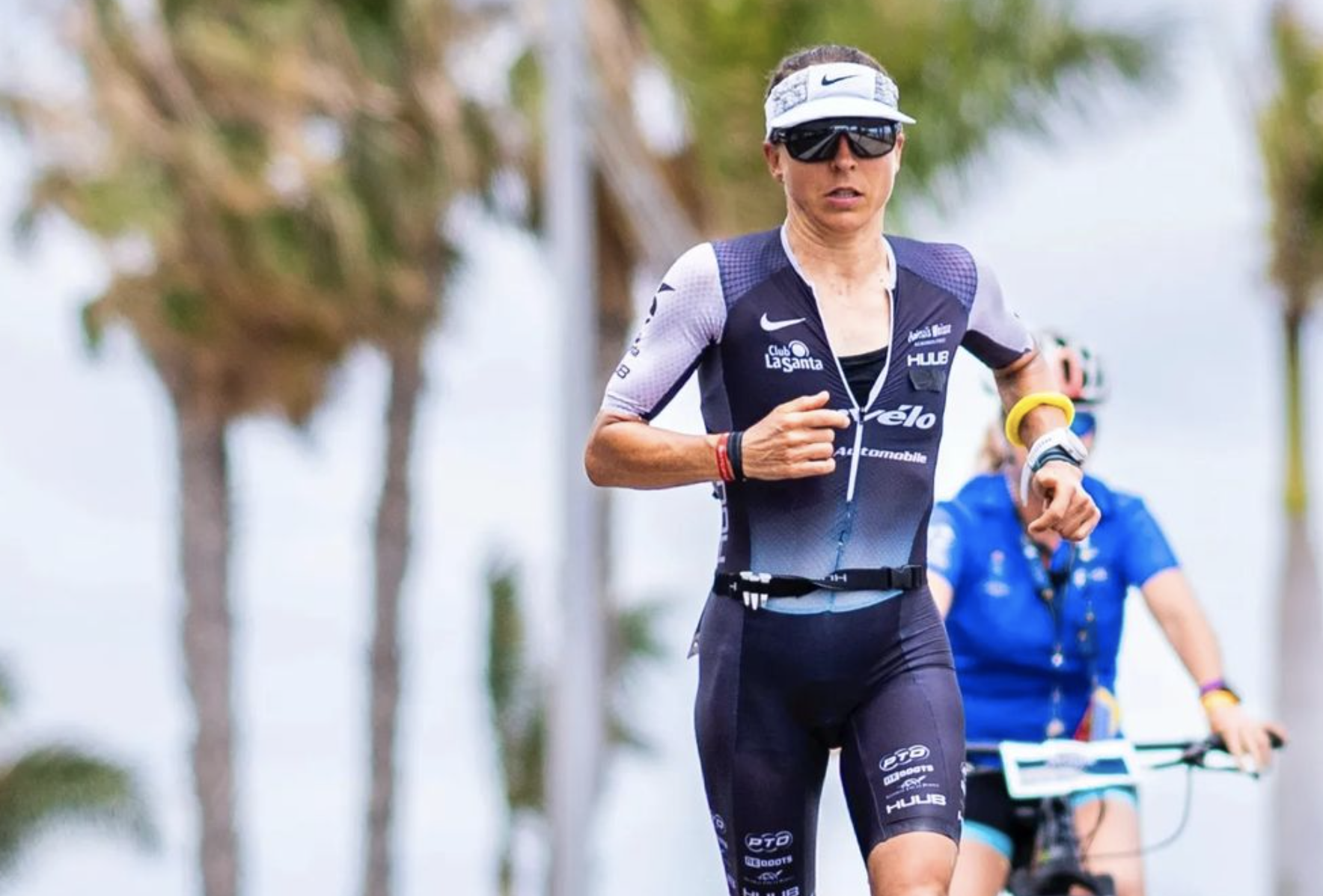 La campeona del mundo IRONMAN de 2019 quería reconocer el recorrido que se encontrarán en el Mundial.