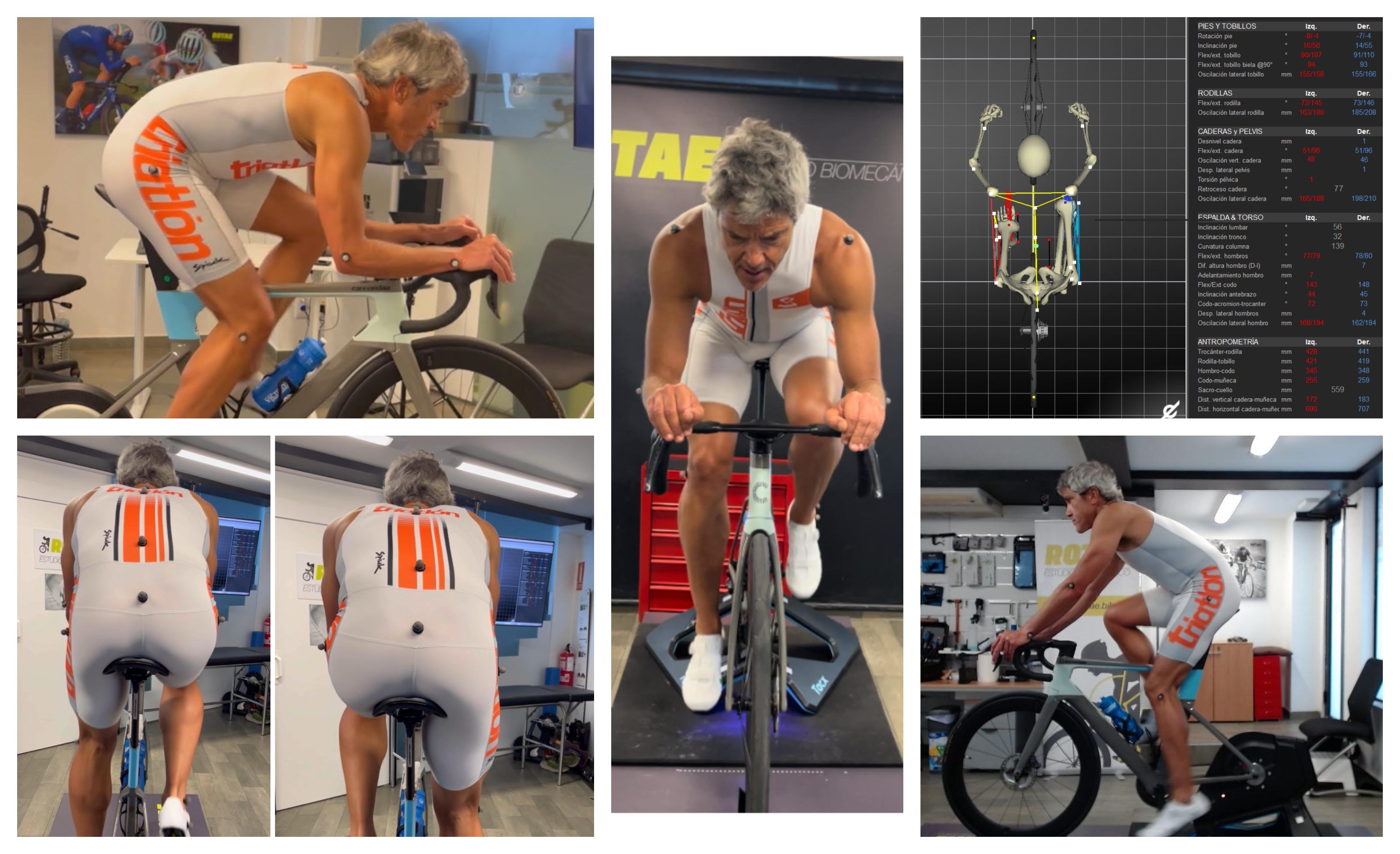 Estudio biomecánico para triatletas ciclistas