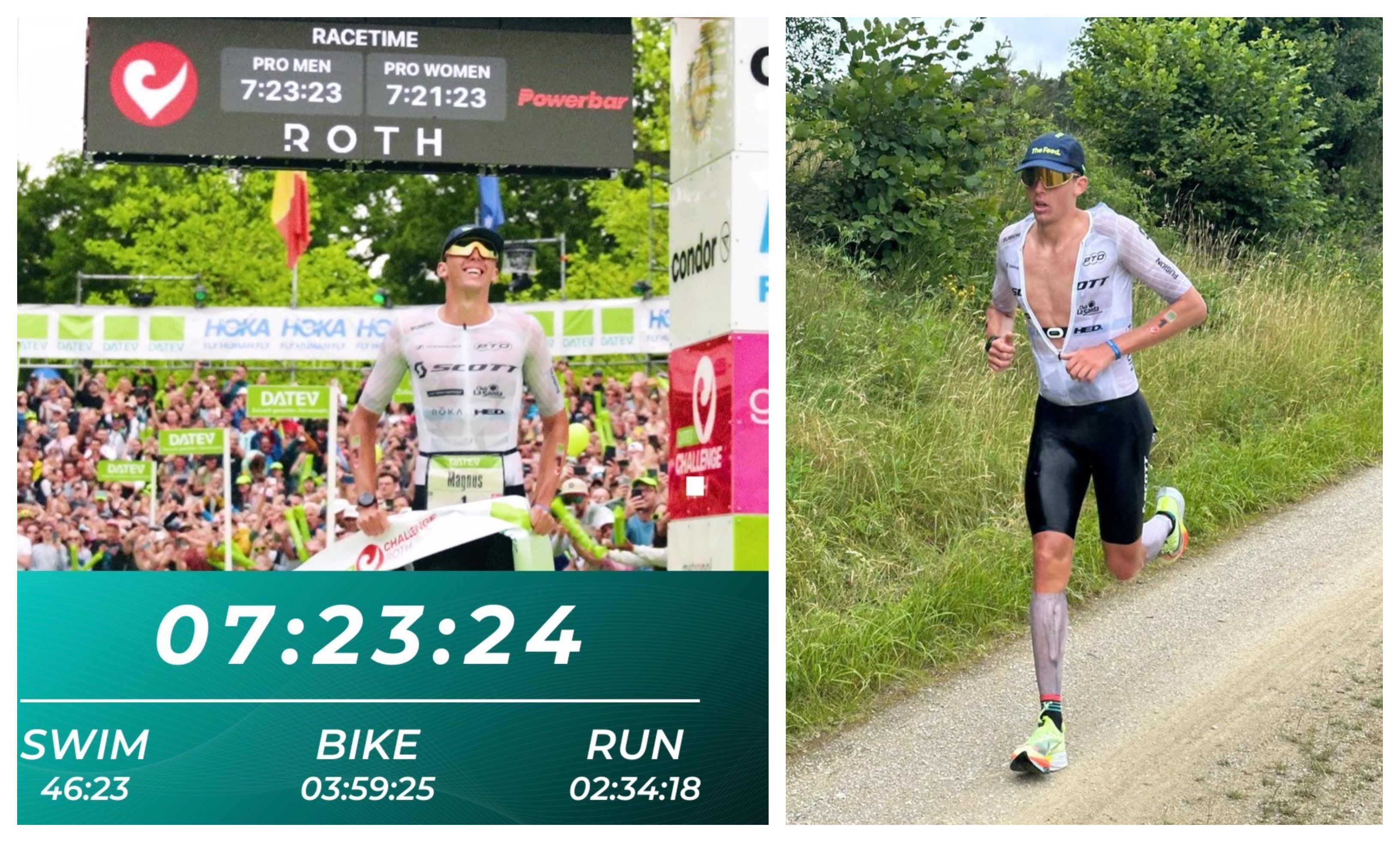 Magnus Ditlev sigue haciendo historia en Roth con un nuevo récord de 7h23