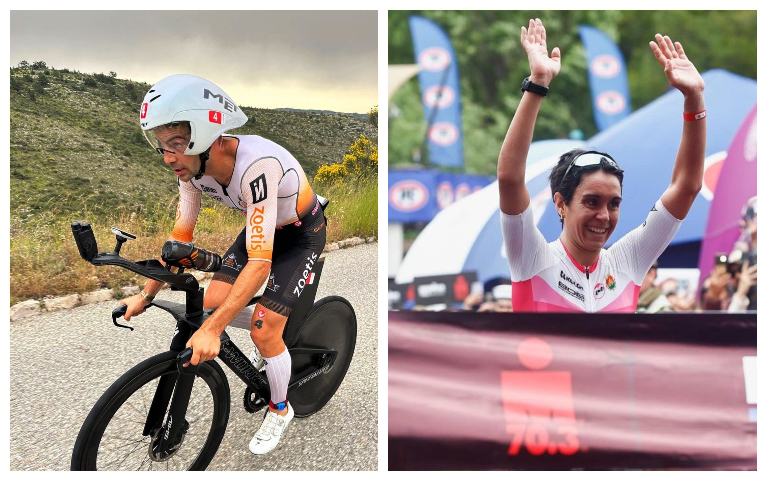 Alpe d’Huez Triathlon  Jordi Montraveta sube al podio; Marta Sánchez lo roza