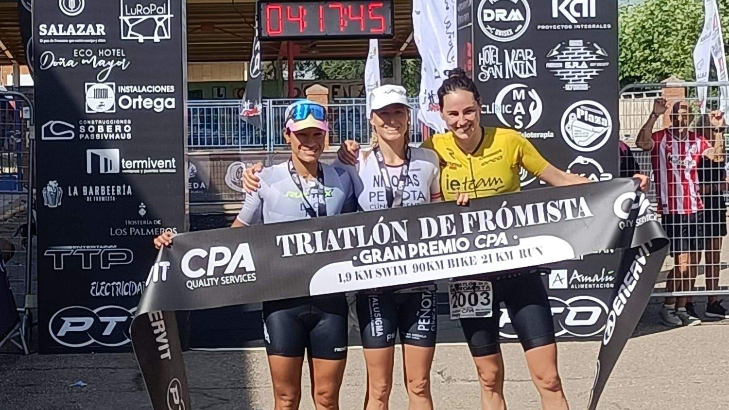 Podium Femenino Fromista MD 24 meta Podium Femenino Fromista MD 24 meta
