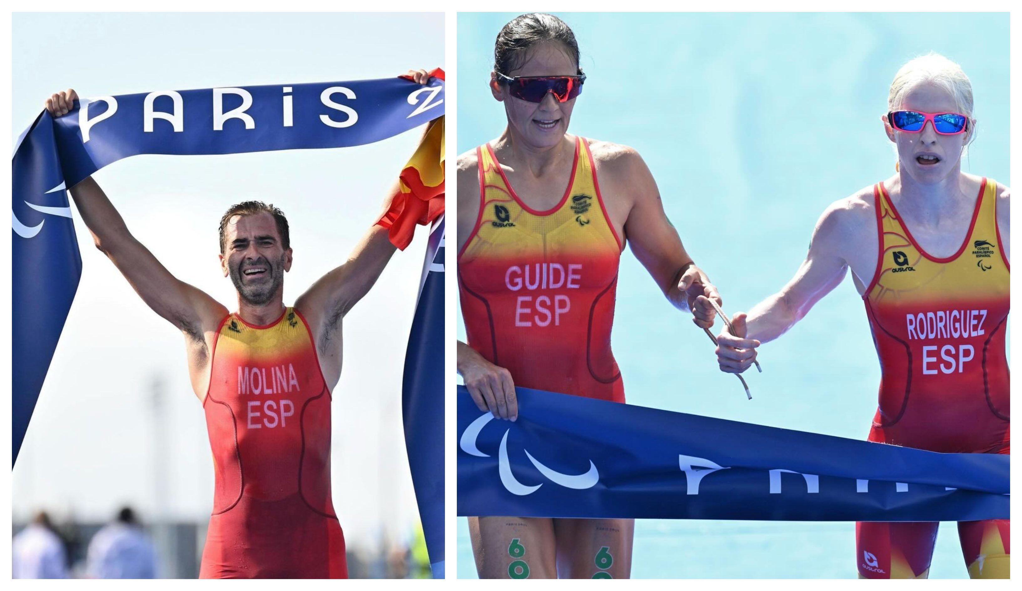 El triatlón regala cuatro medallas a España en los Juegos Paralímpicos de París