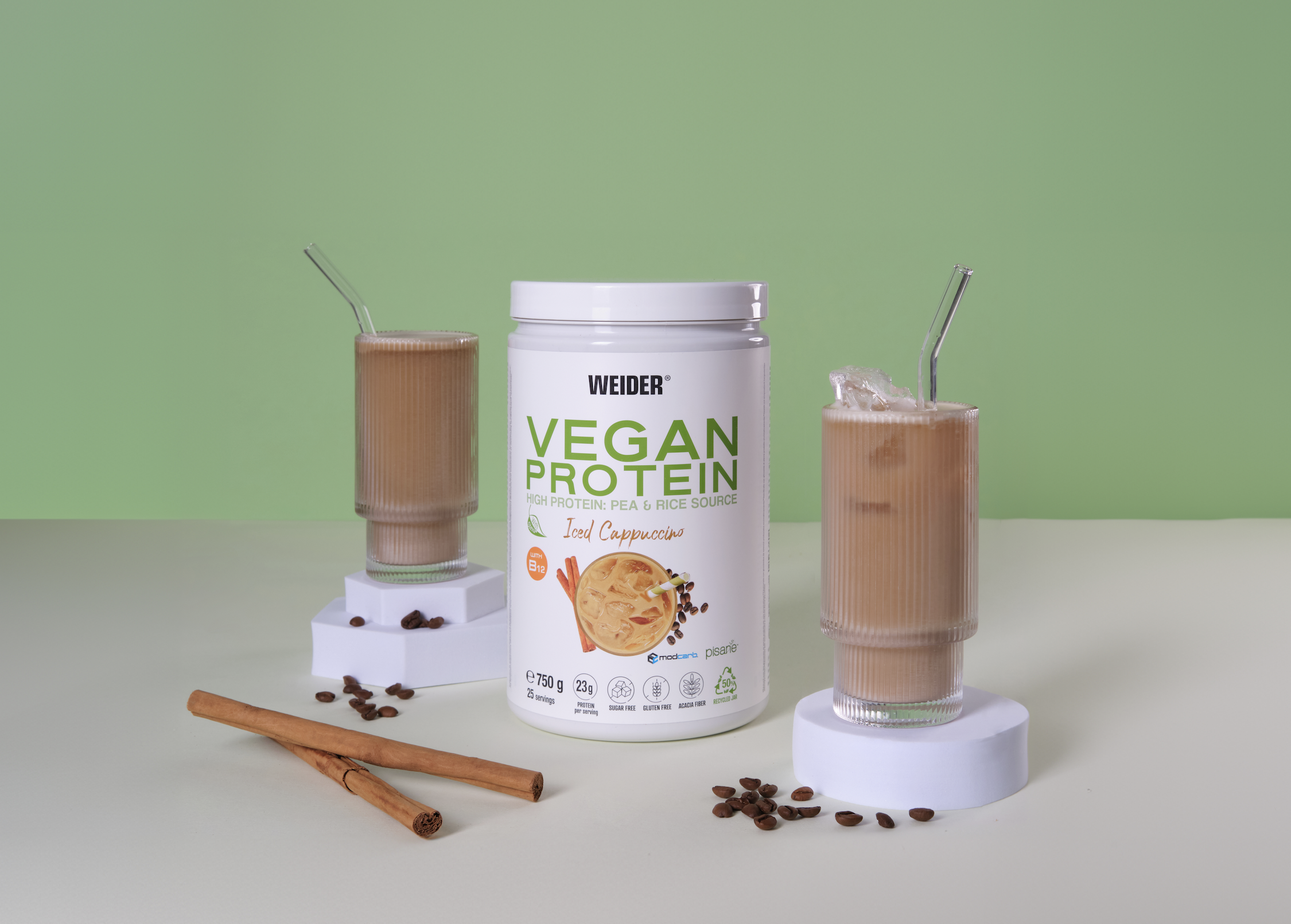 La proteína vegetal de Weider.