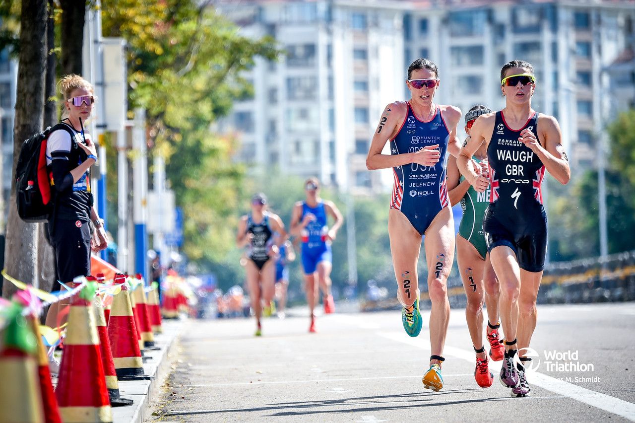 Gwen Jorgensen llama a la puerta del podio de las WTS.