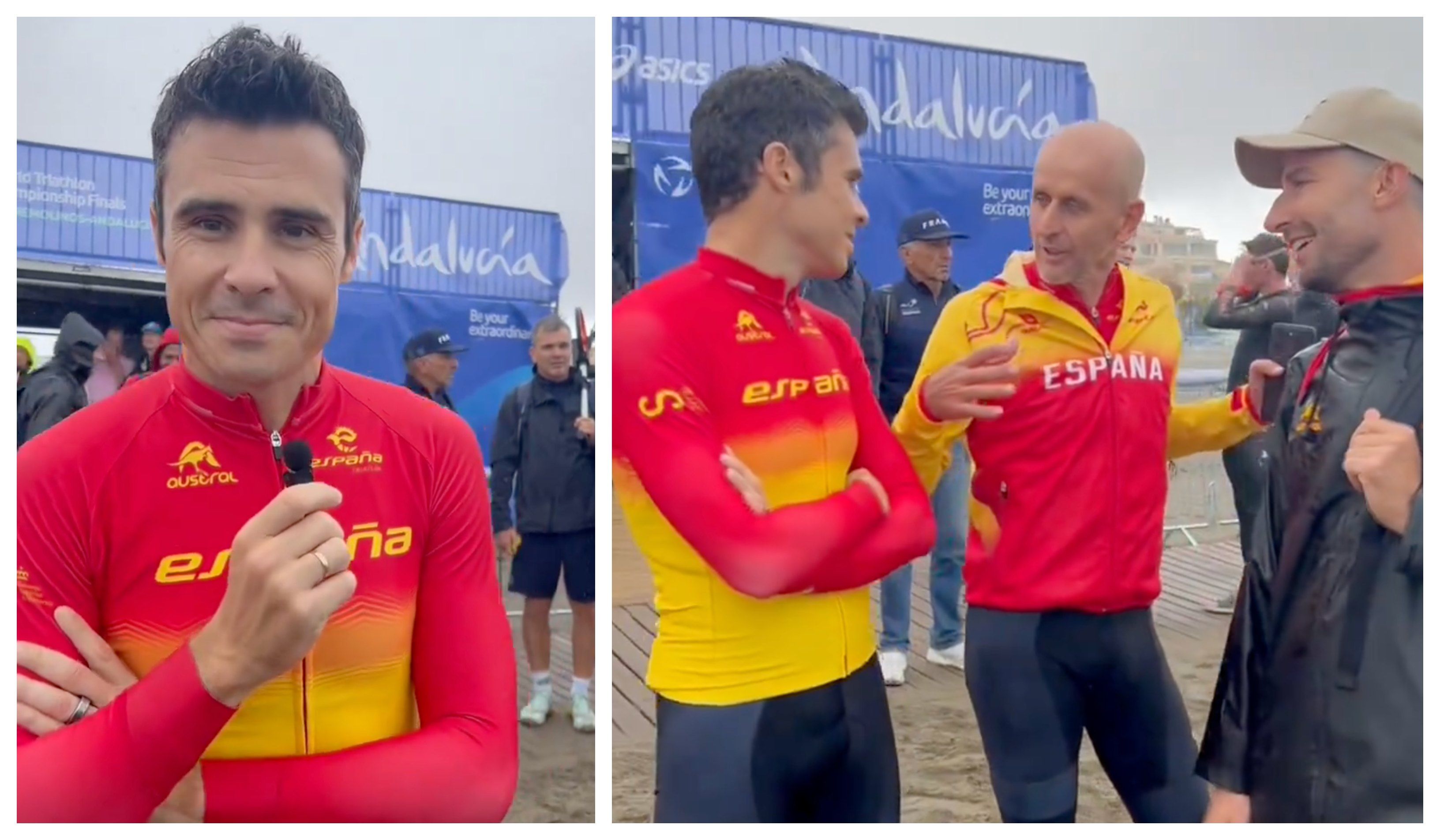 Así ha sido el primer día de Gómez Noya en su nuevo trabajo