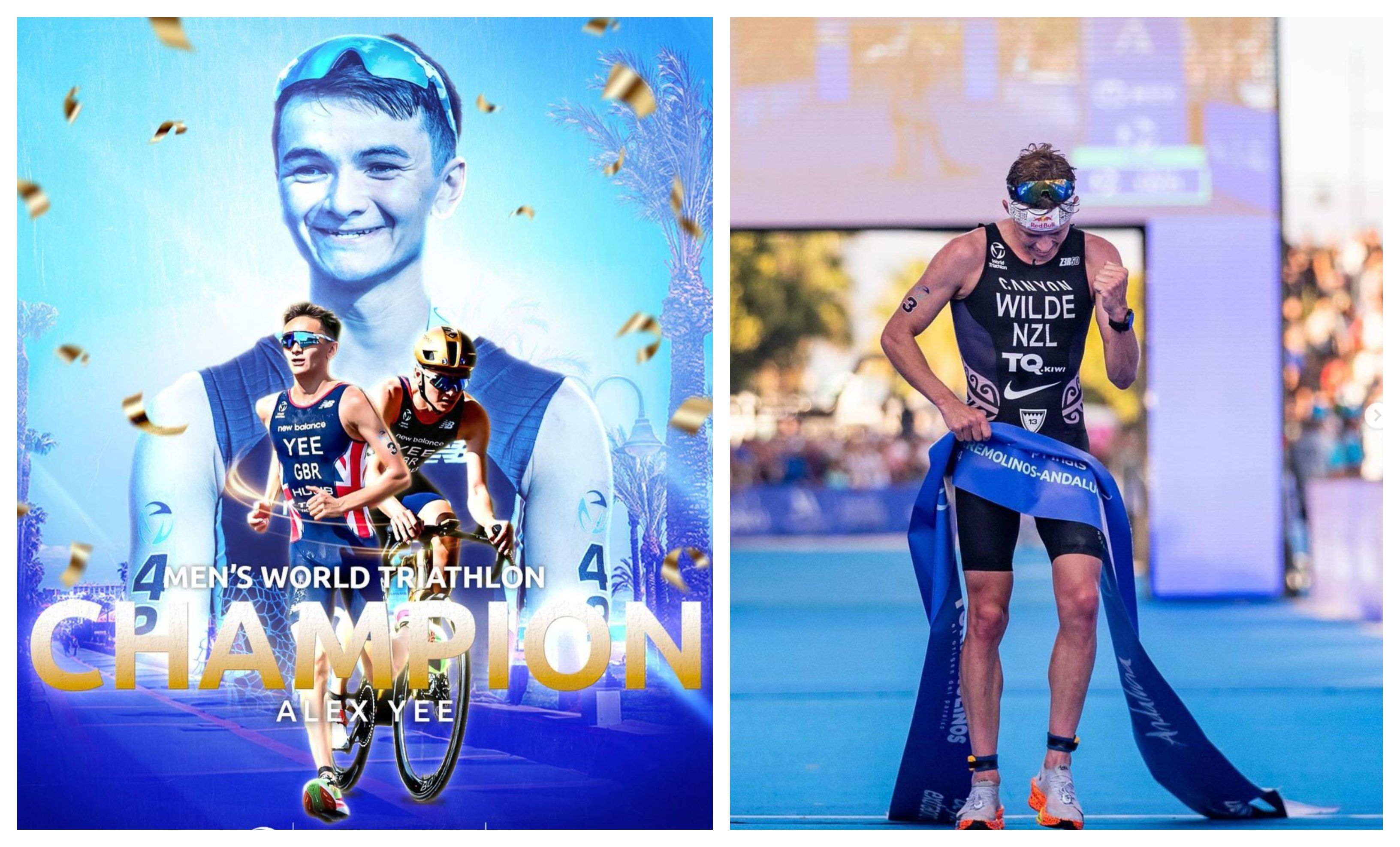 Alex Yee firma el doblete oro olímpico Mundial al acabar 3º la Final de Torremolinos que ganó Wilde