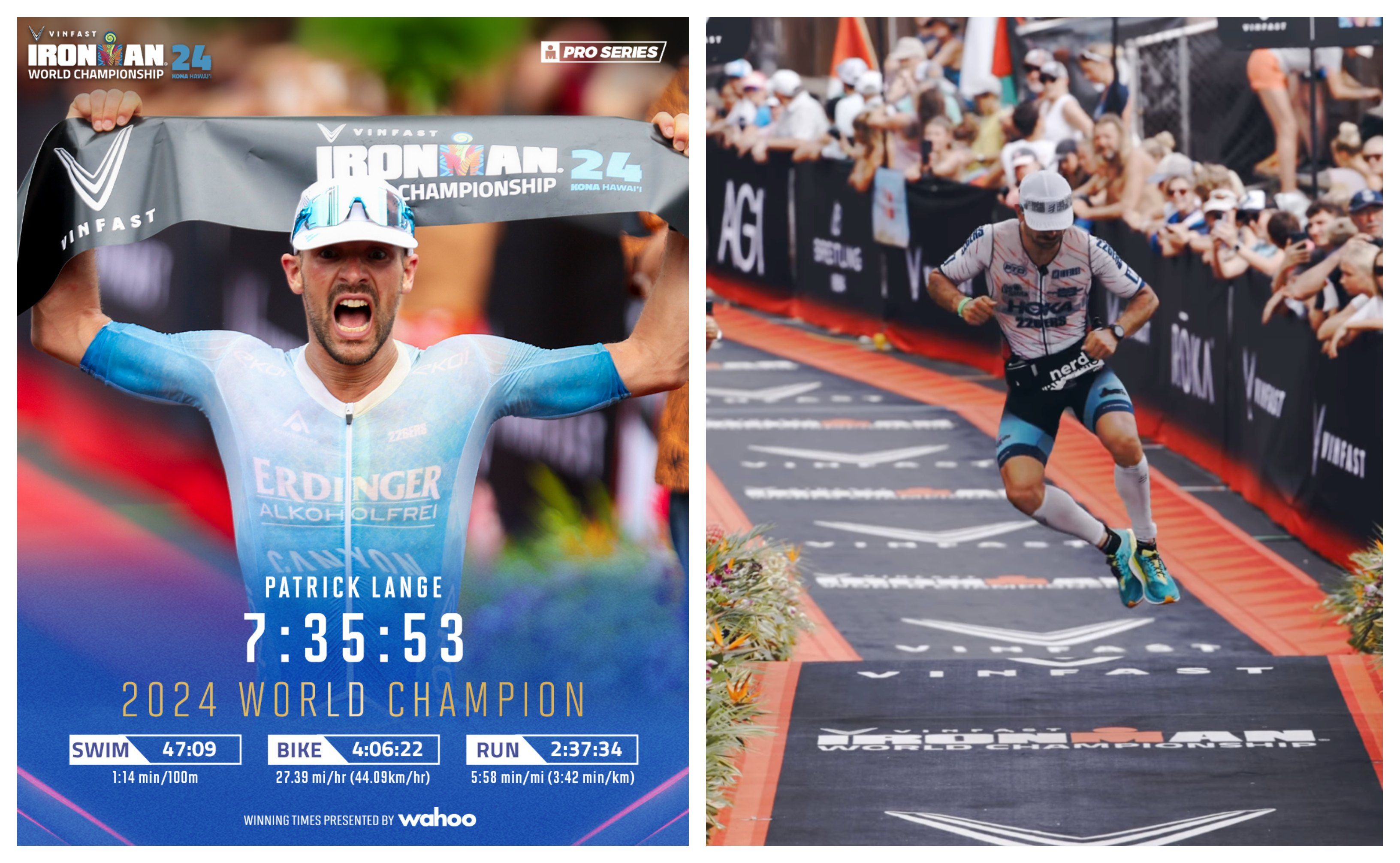Patrick Lange conquista el Mundial IRONMAN de Hawaii; Antonio Benito acaba en el puesto 20º