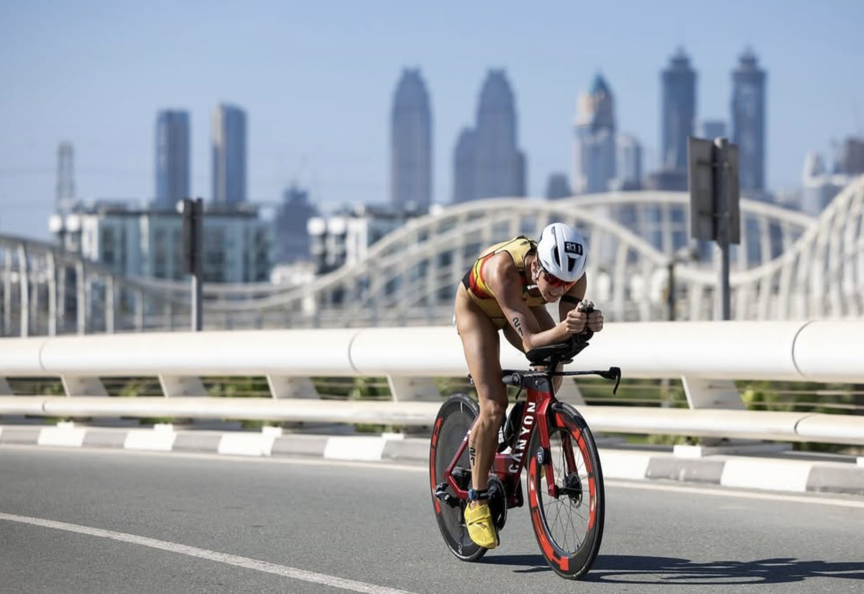 La triatleta española competirá en el Challenge Sir Bani Yas, en Abu Dabi, el 5 de abril.