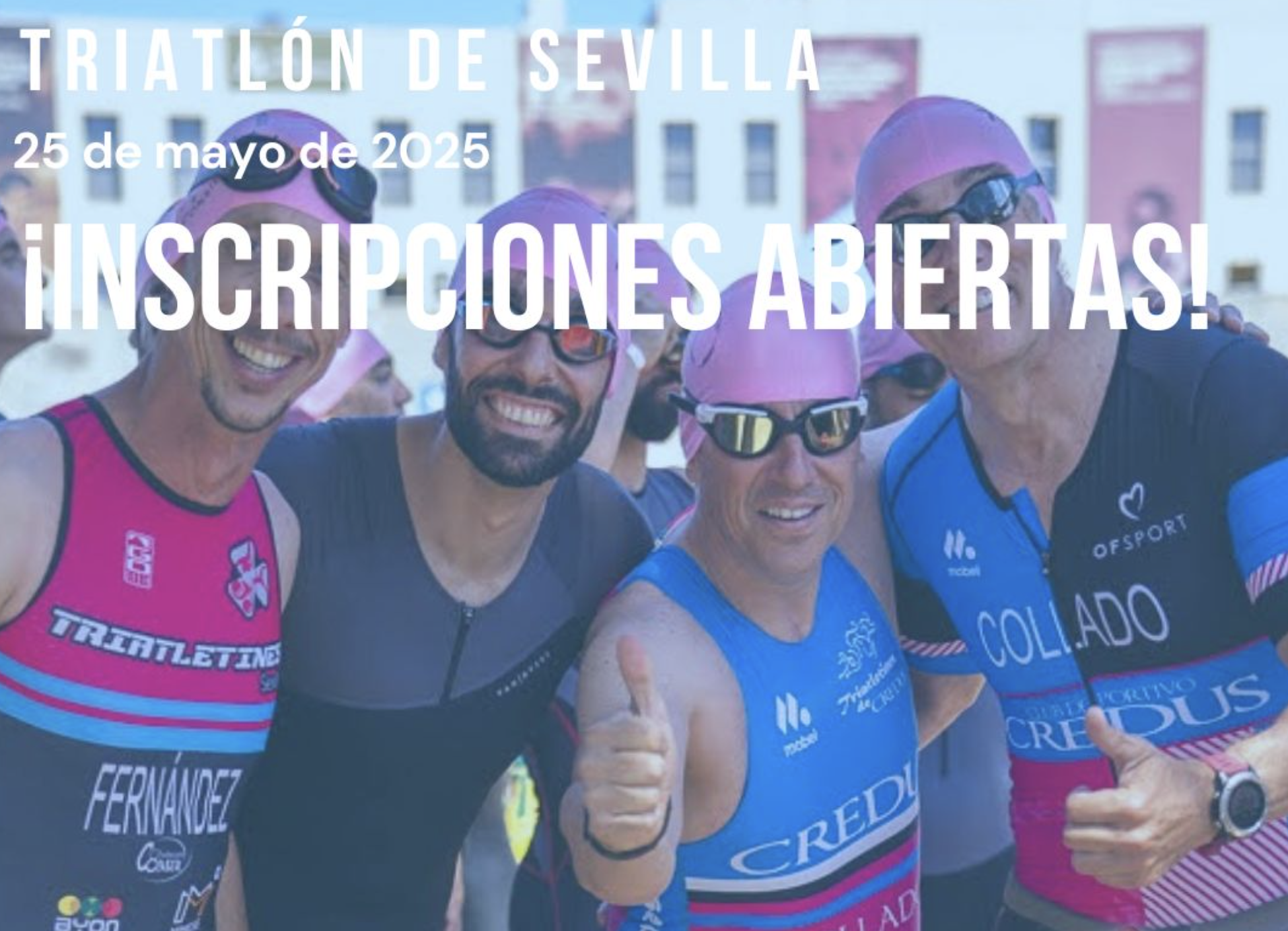 Inscripciones abiertas para el Triatlón de Sevilla.