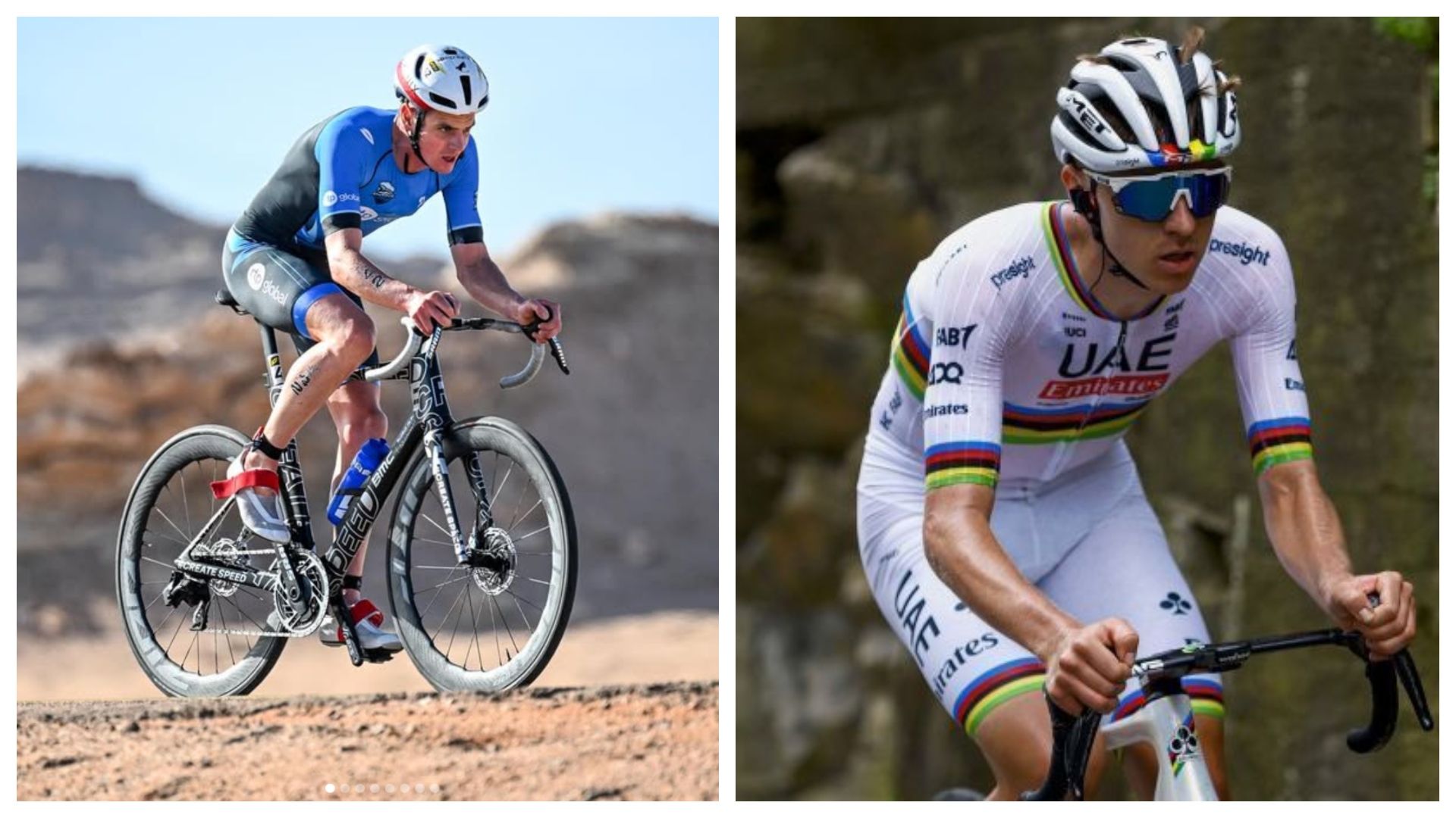 El pequeño de los legendarios hermanos británicos se compara con el mejor ciclista del mundo