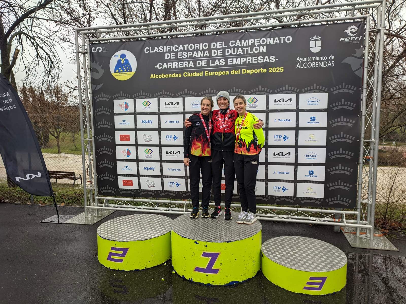 Podium Femenino Elite clasificatorio Alcobendas 25