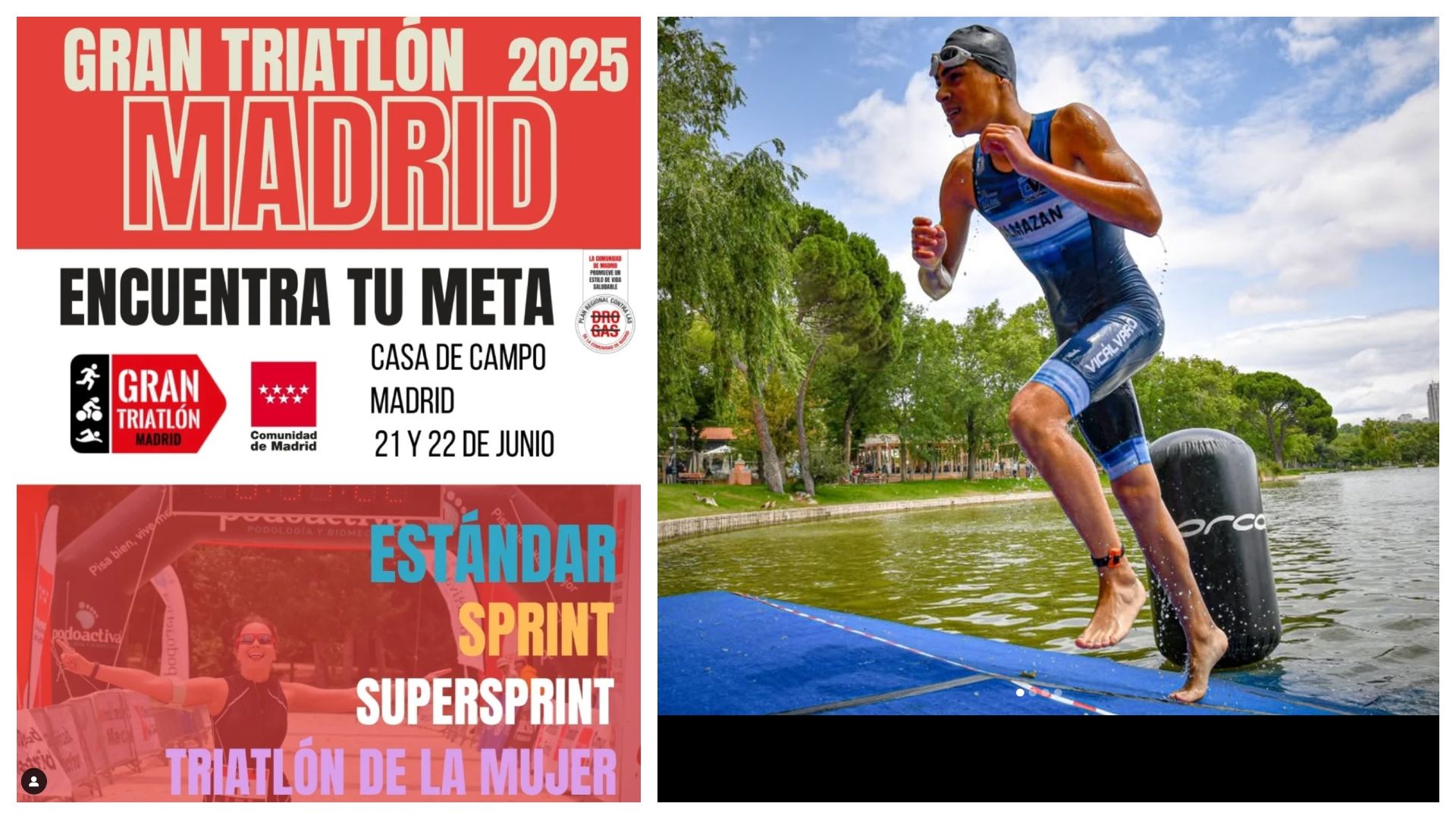 Gran Triatlón Madrid abre inscripciones