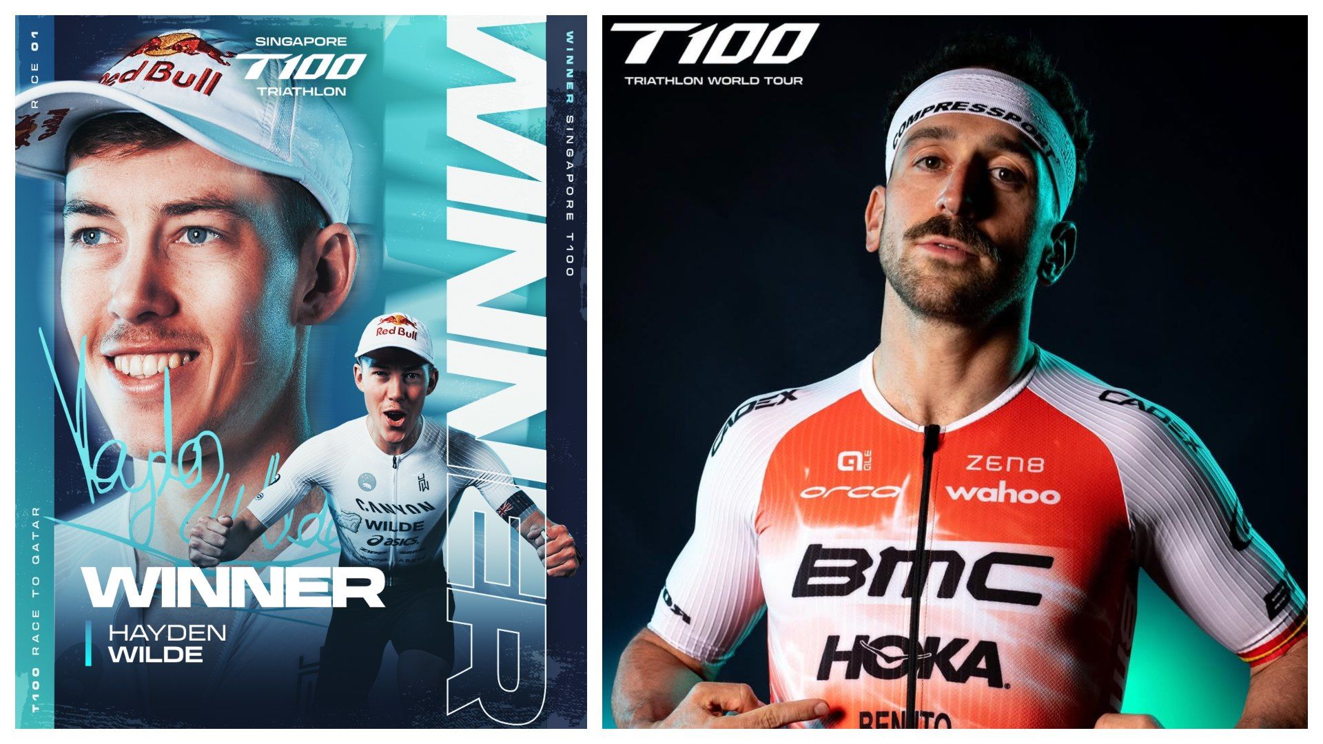 Antonio Benito, 7º en el T100 Singapur; Hayden Wilde se lleva la victoria