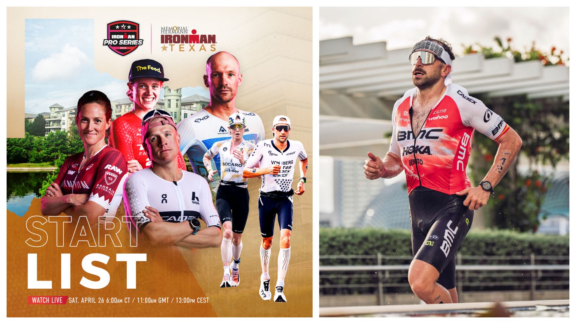 Antonio Benito ya conoce a sus rivales en el IRONMAN Texas