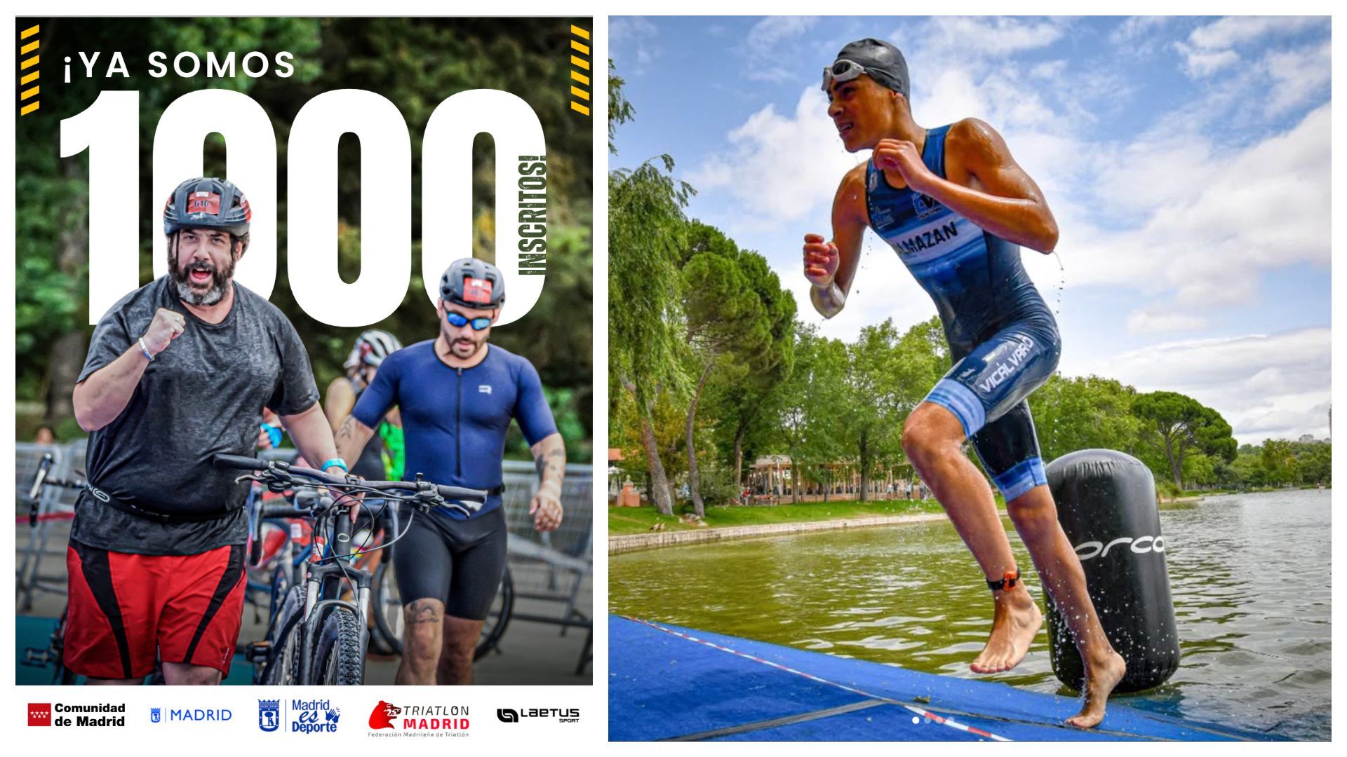 Gran Triatlón Madrid llega a los 1.000 inscritos en tiempo récord