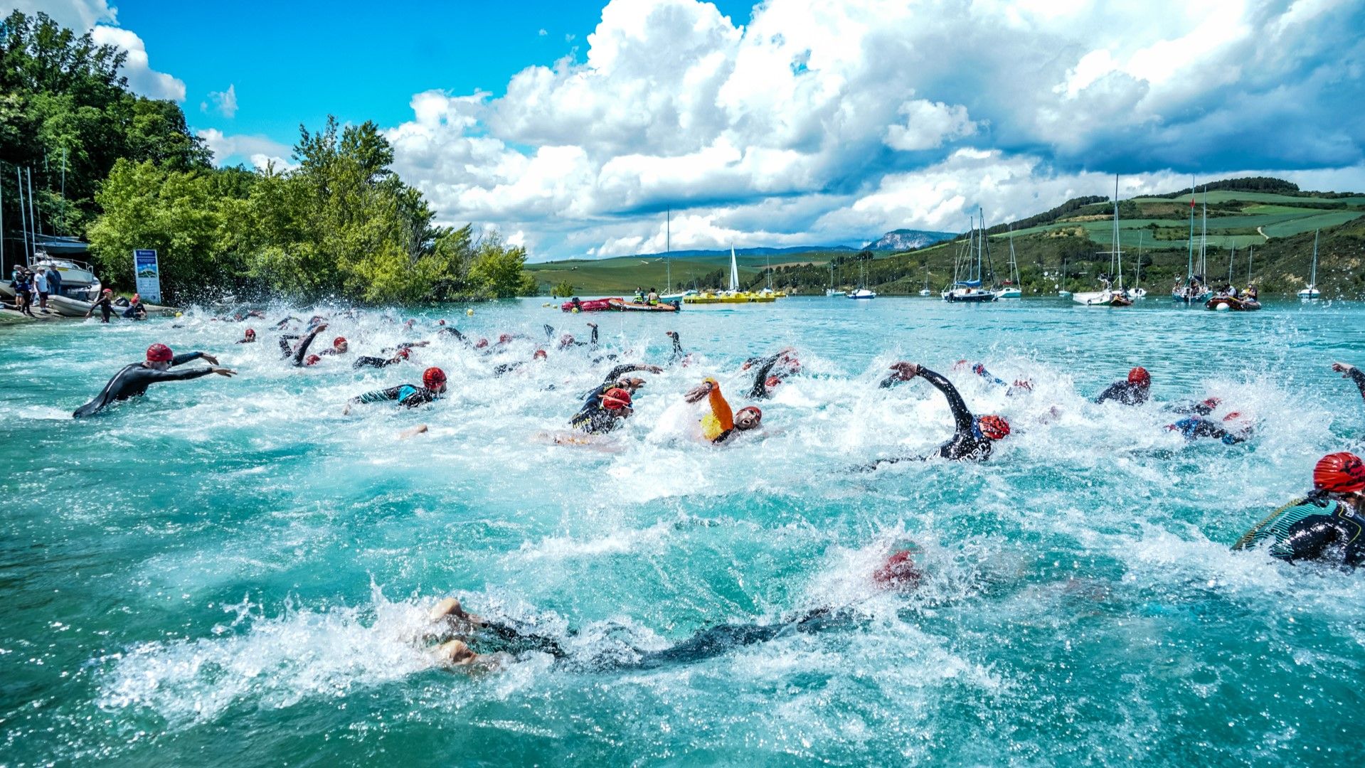 Todo listo en Pamplona para los Campeonatos de Europa de Triatlón de Media Distancia, Aquabike y Acuatlón.