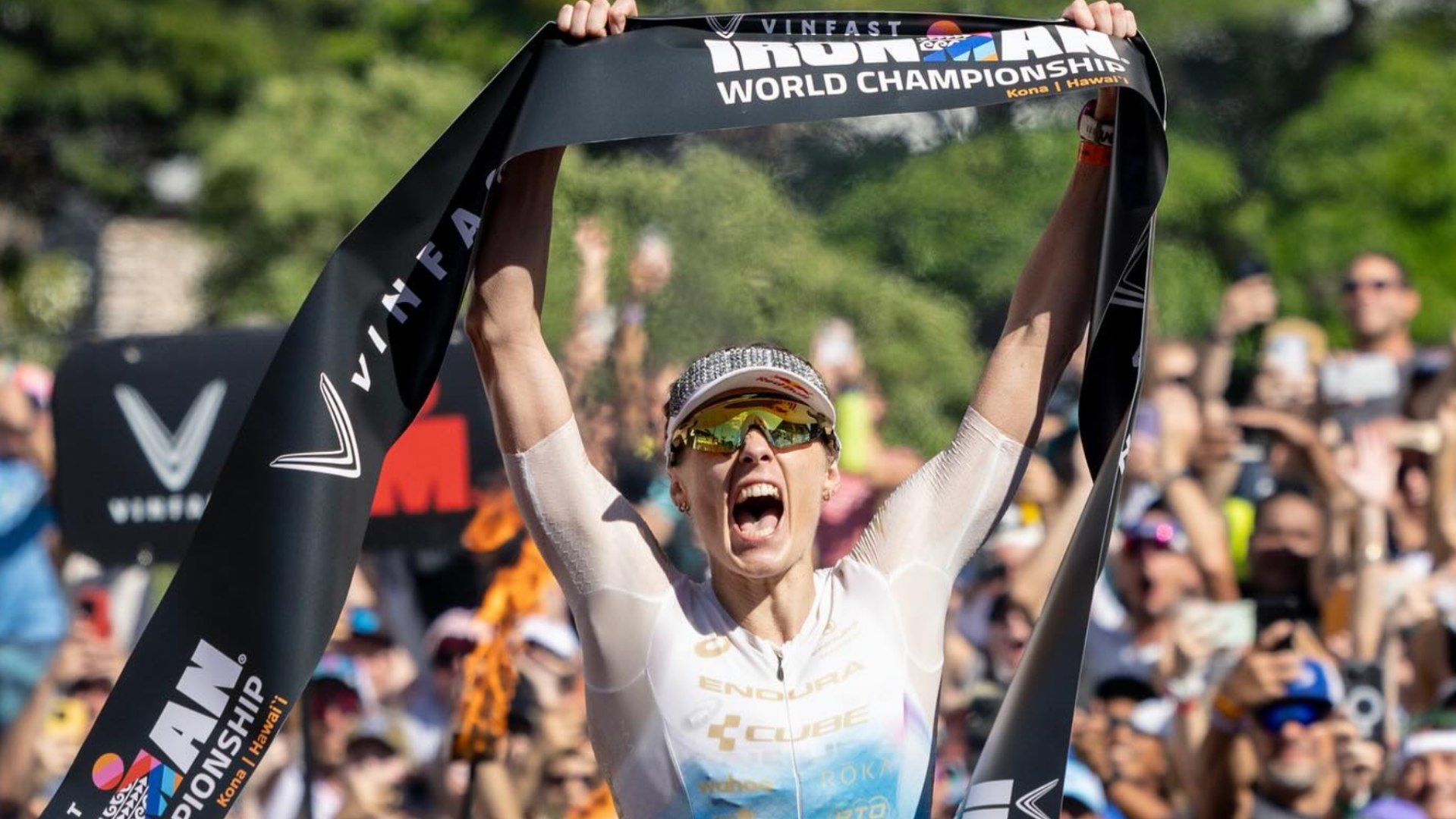 Lucy Charles 'se pasea' en el IRONMAN de Lanzarote