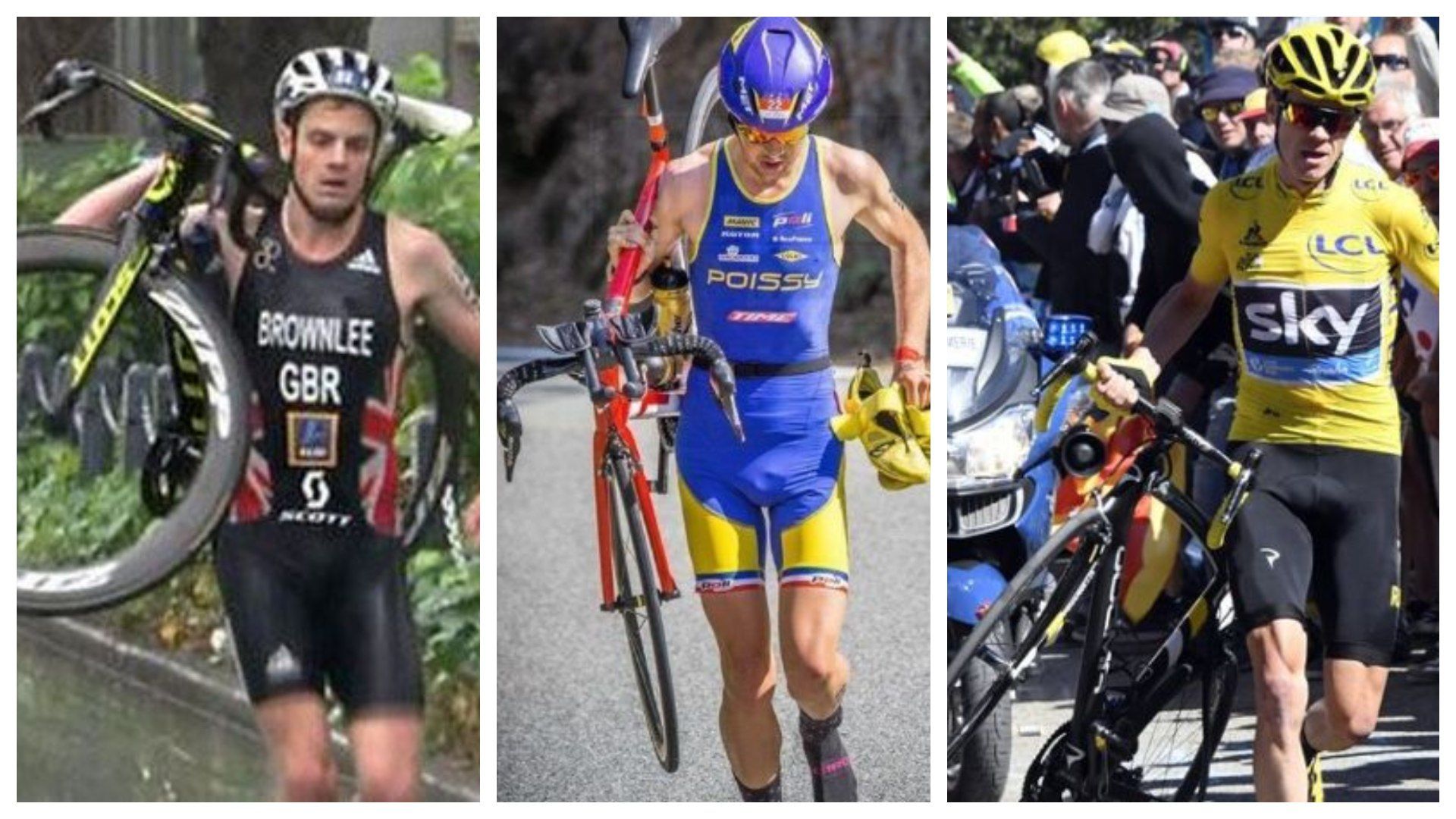 Emulando a otros triatletas como Jonny Brownlee o Sam Laidlow... o a Chris Froome.