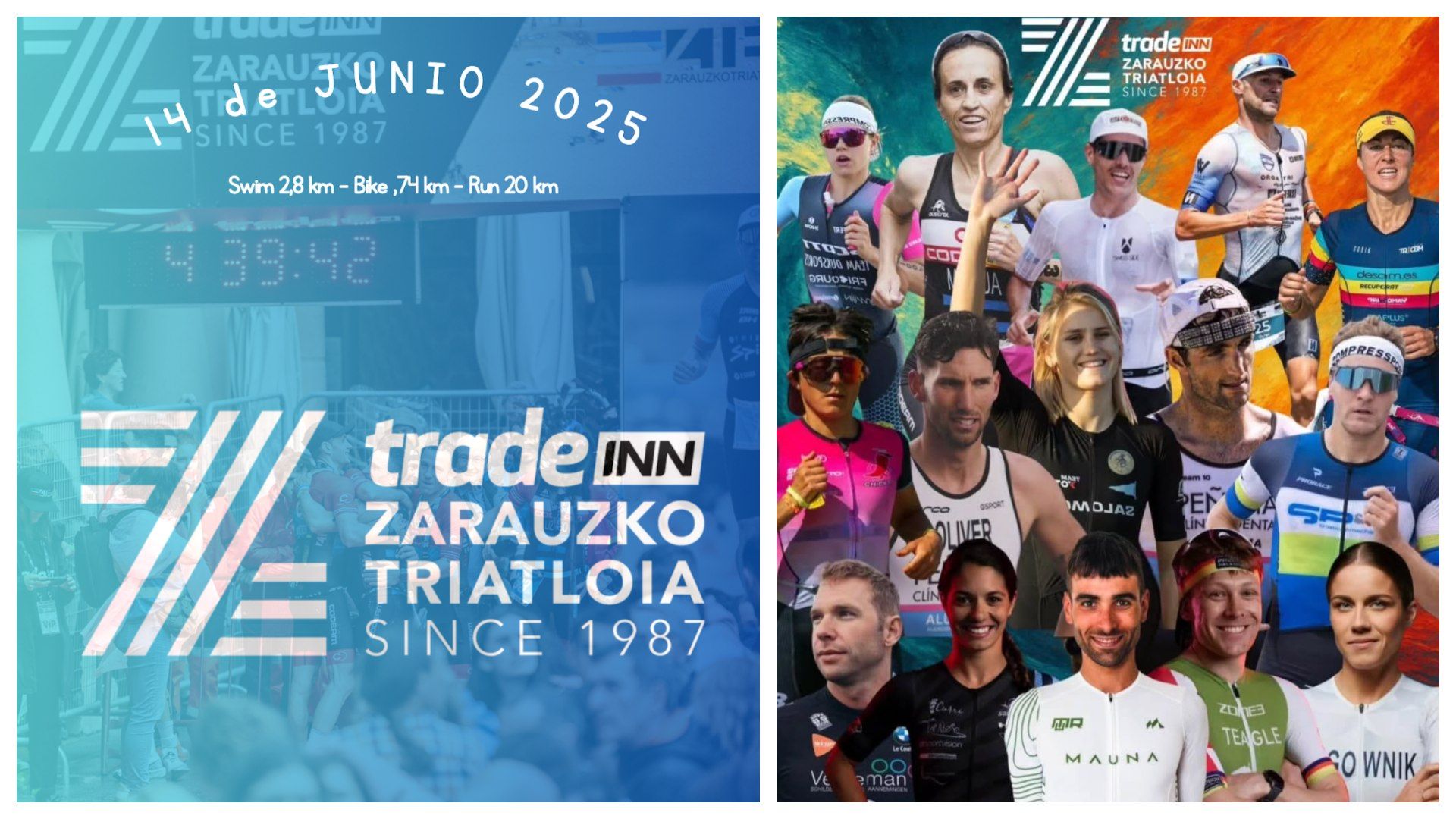 El cartel más potente de su historia en el TradeINN Zarauzko Triatloia 2025 de este sábado