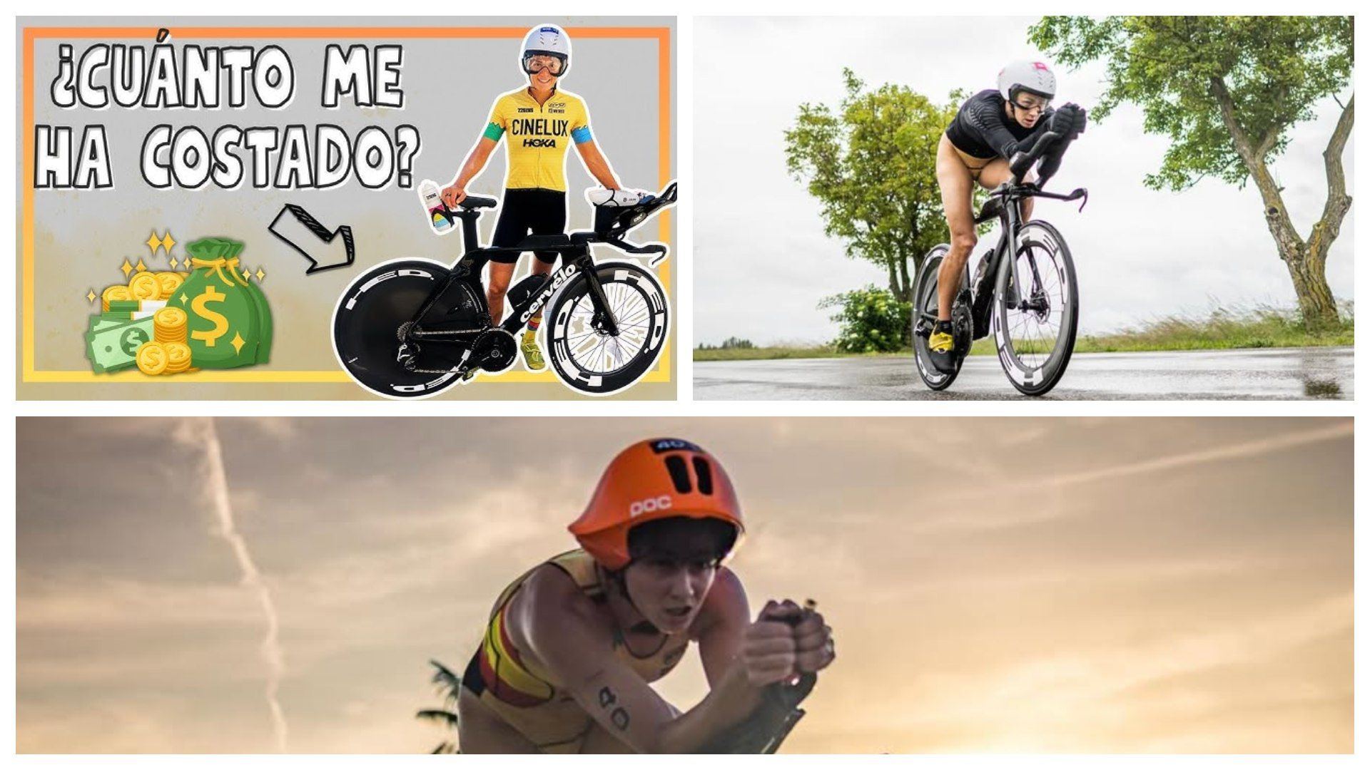 ¿Cuánto cuesta la bici de crono de una triatleta profesional 