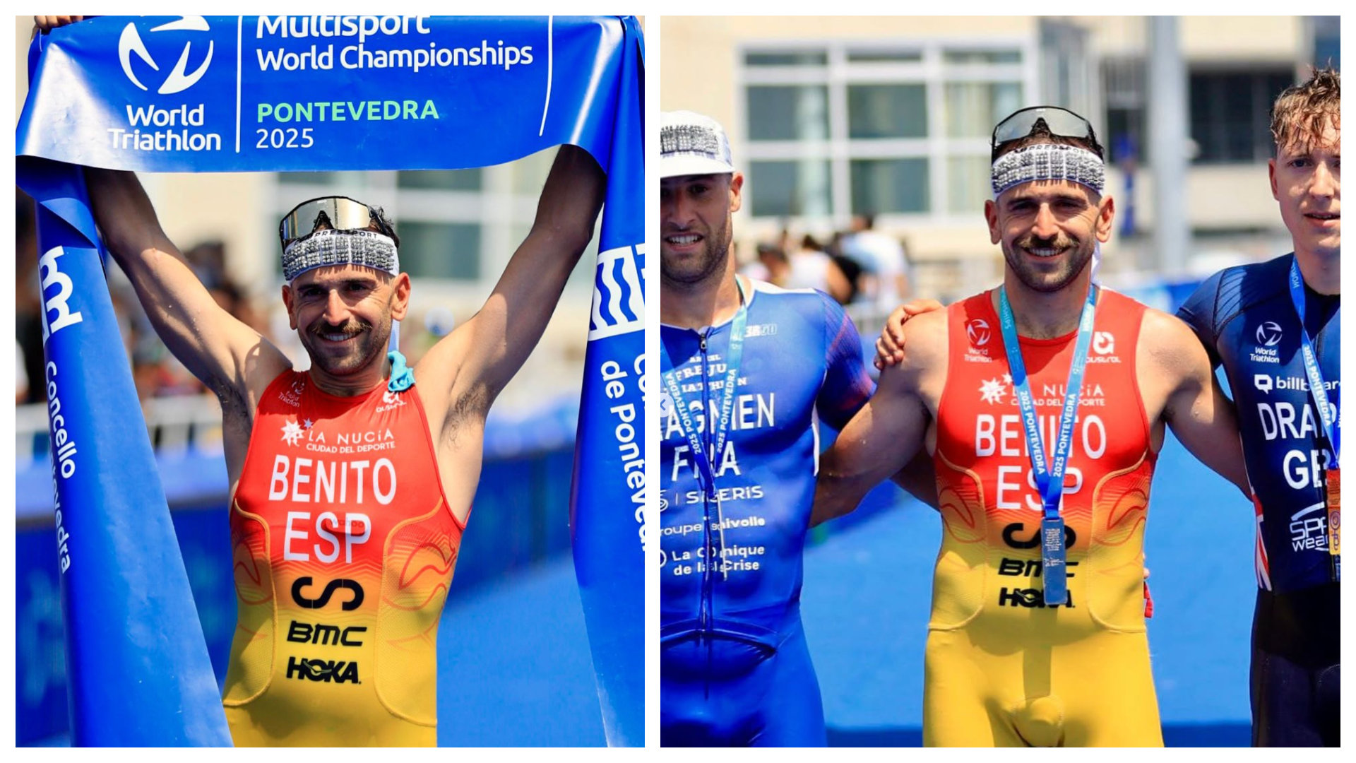 ¡Antonio Benito, otra vez campeón del mundo de larga distancia en Pontevedra!