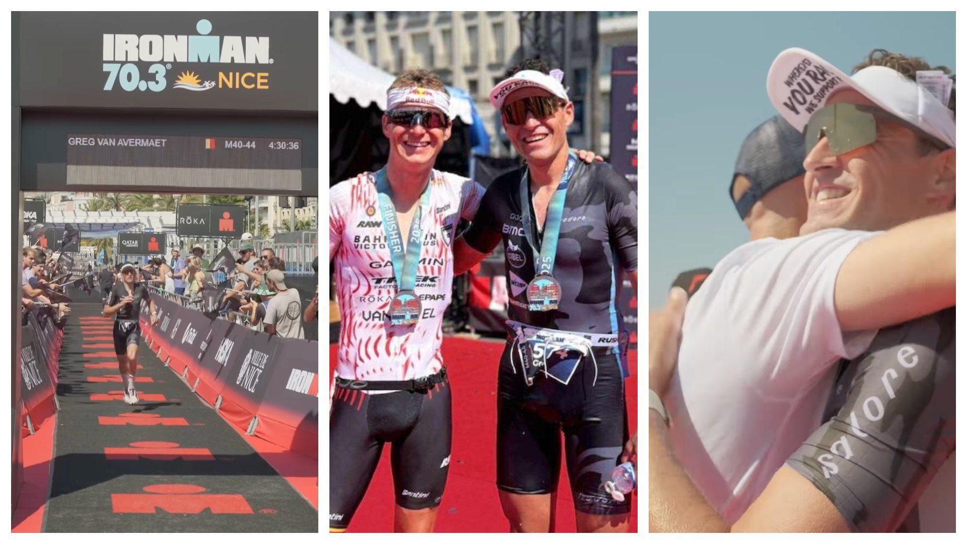 ¡Está para competir como PRO!  El tiempazo de Greg Van Avermaet en el IRONMAN 70.3 de Niza