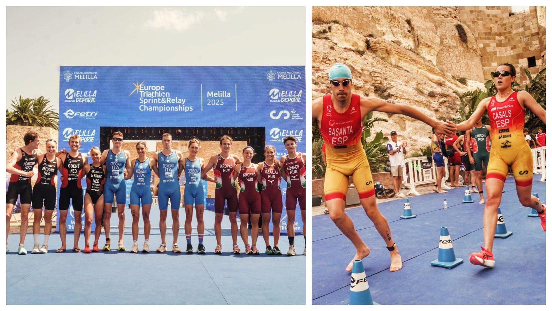 Italia, campeona de Europa de Triatlón Sprint en Relevos Mixtos
