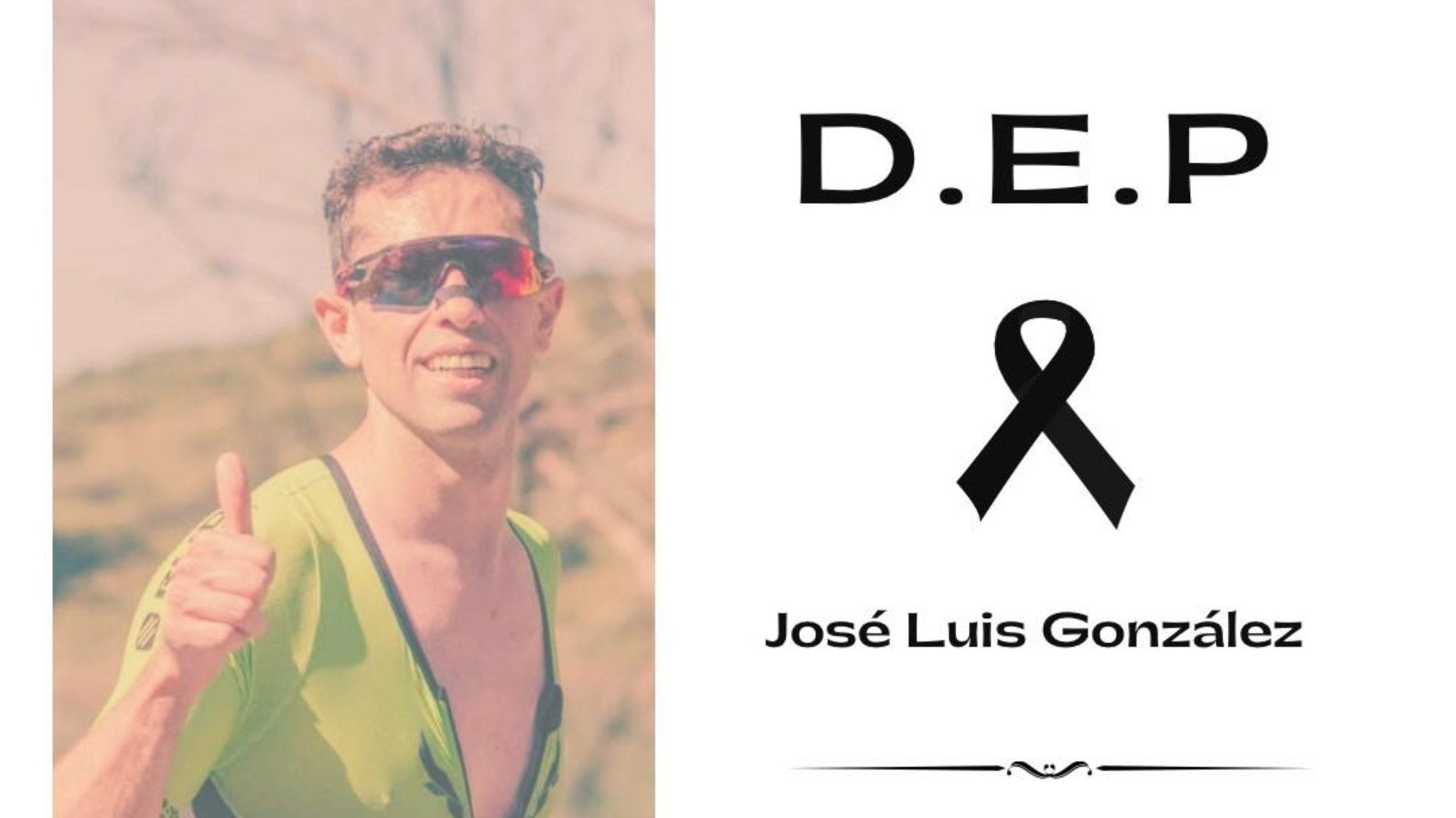 Fallece a los 37 años el triatleta José Luis González Dorado