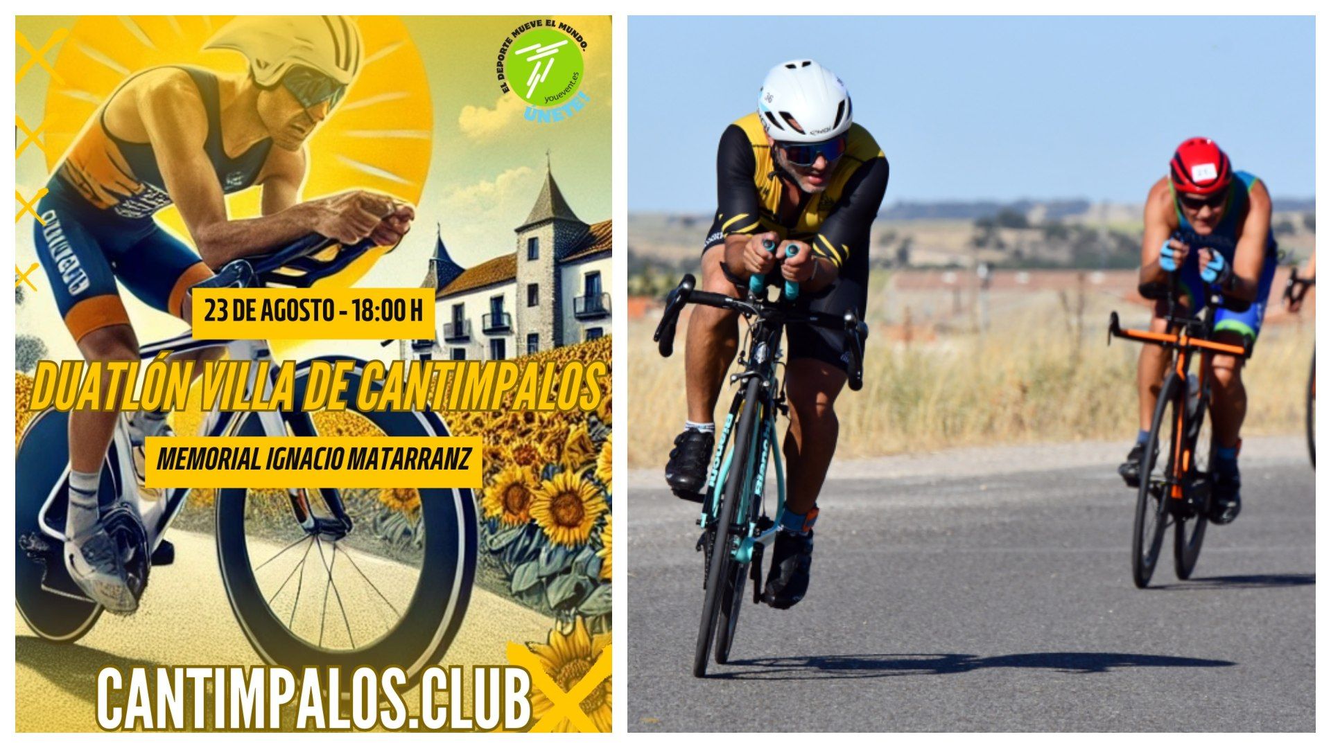 Llega un clásico del verano  el Duatlón Villa de Cantimpalos del 23 de agosto