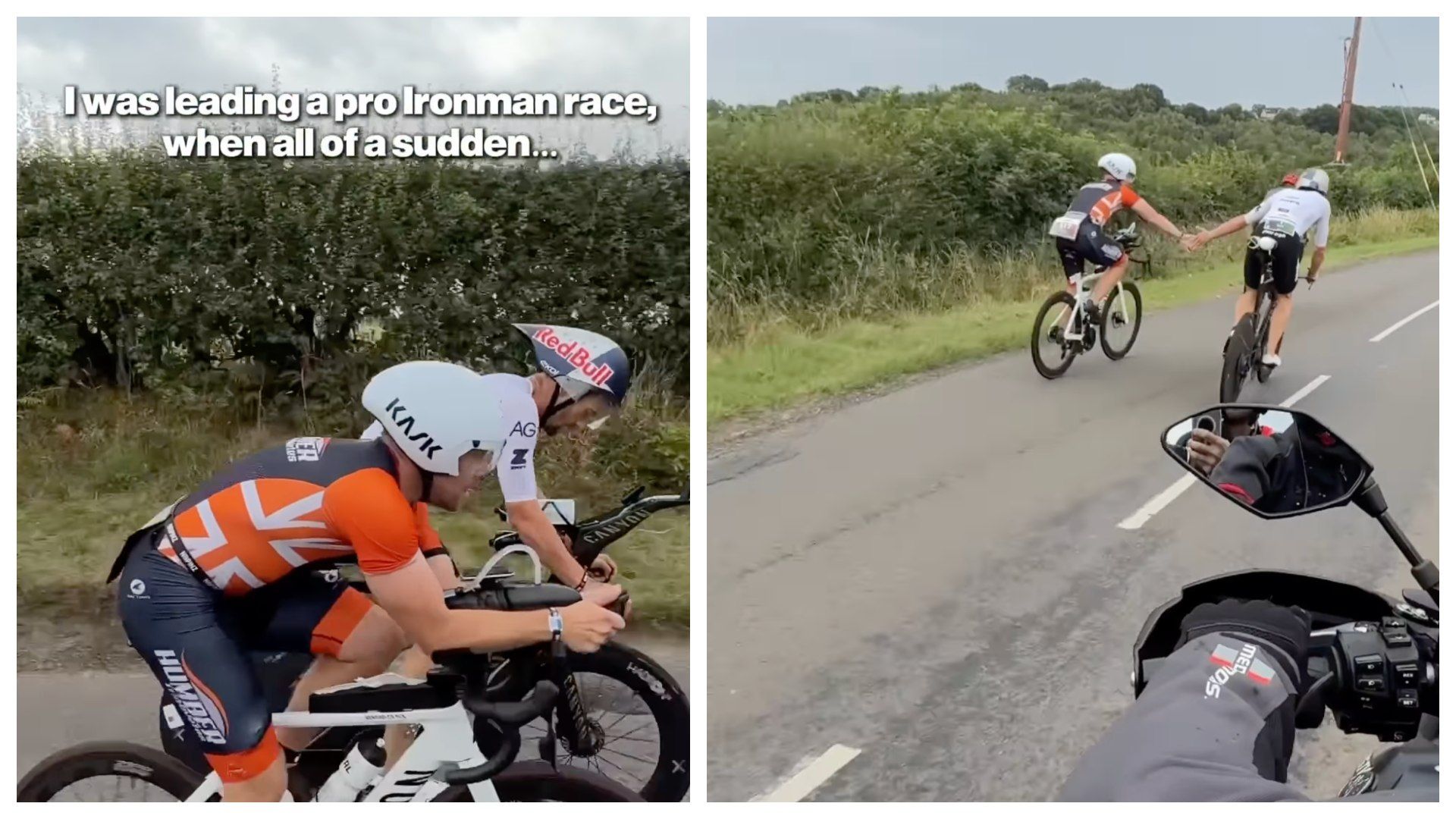 [VÍDEO] Cuando a un campeón del mundo IRONMAN le adelanta (y vacila) un triatleta GGEE