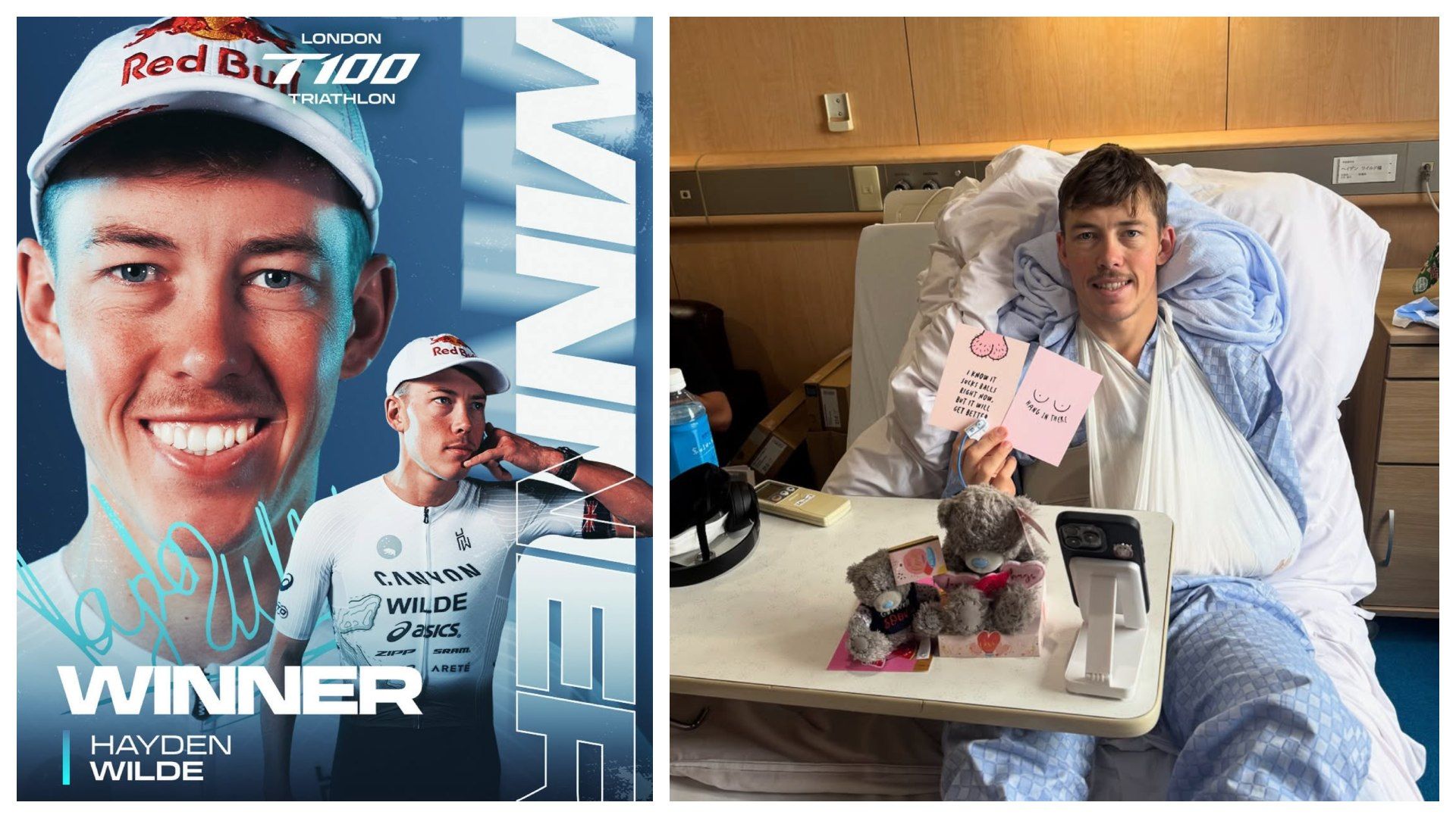 Hayden Wilde obra el milagro  ¡Conquista el T100 de Londres tres meses después de su grave caída!