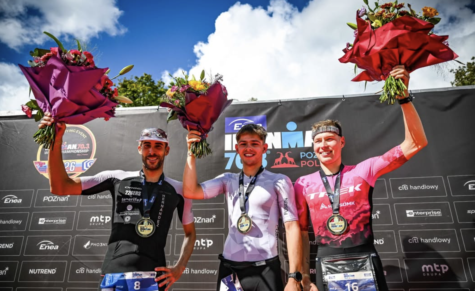 Vicente Hernández, plata en el IRONMAN 70.3 de Poznan.