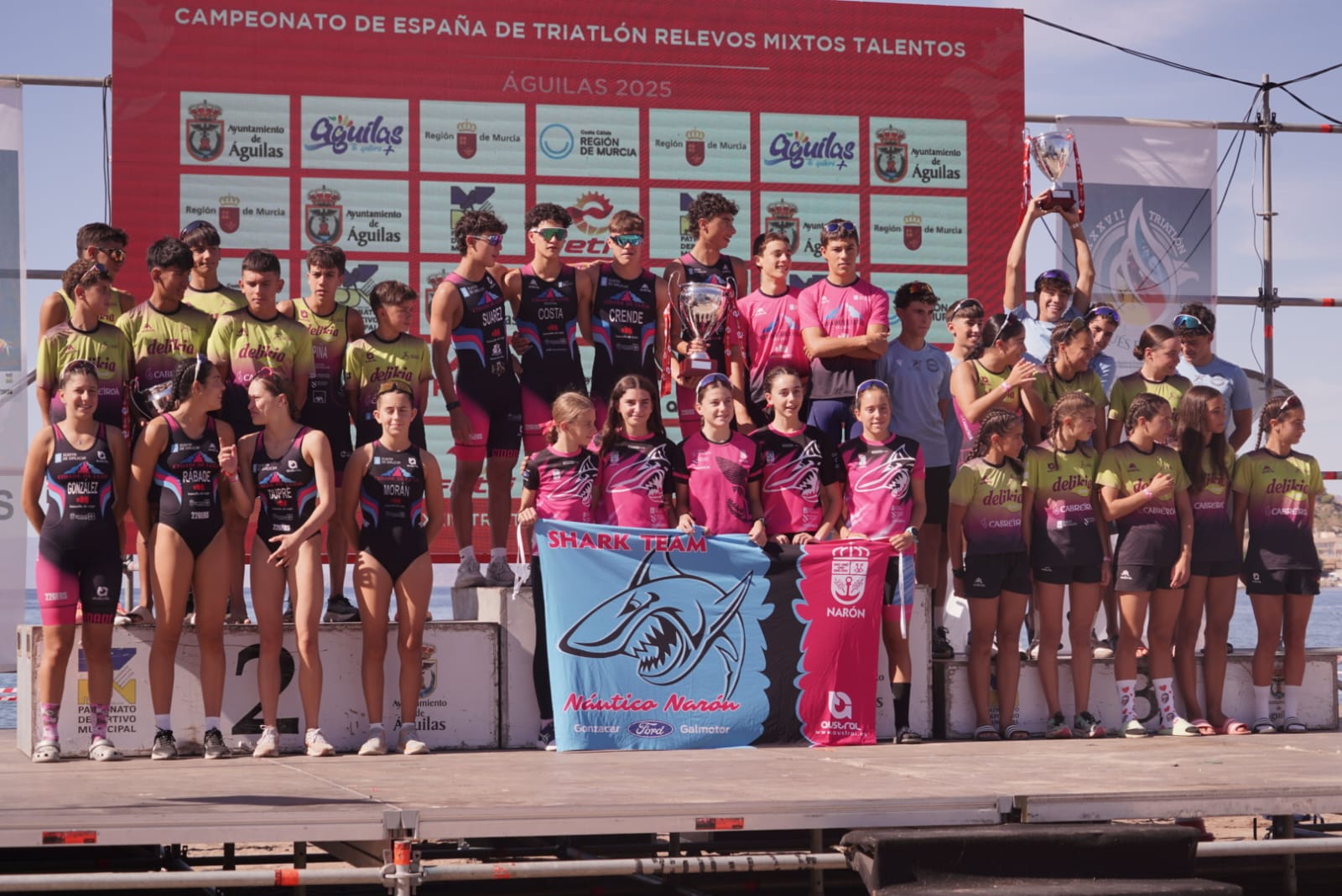 Podium Liga Talentos FETRI 2025
