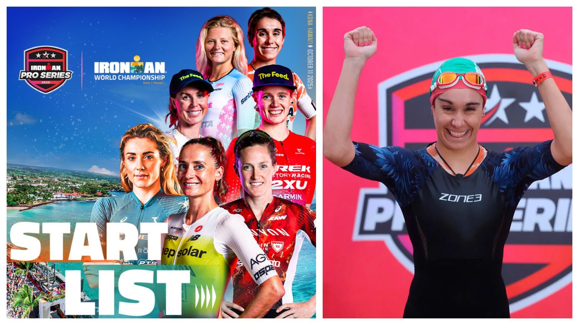 Ésta es la lista oficial de salida del Mundial IRONMAN Femenino de Kona  Marta Sánchez, a por todas