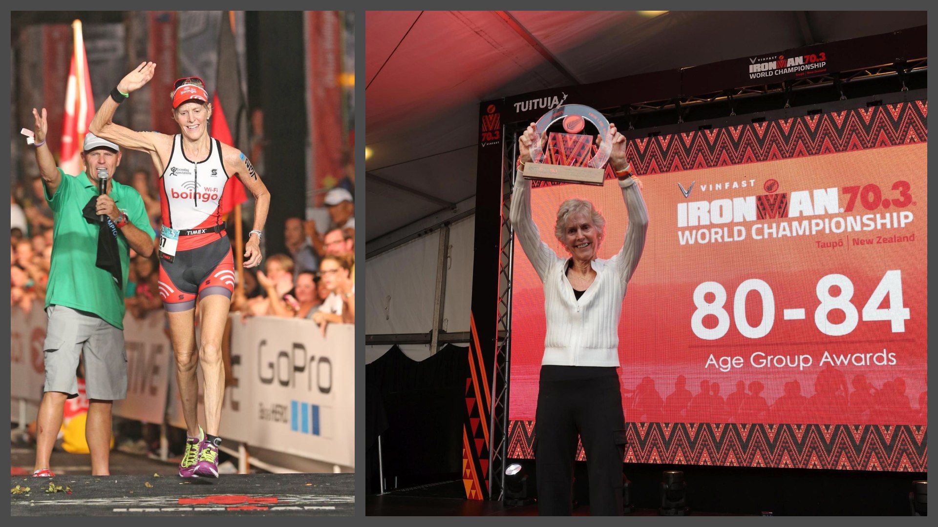 La triatleta de 81 años y 18 veces campeona del mundo que entra en Salón de la Fama de IRONMAN