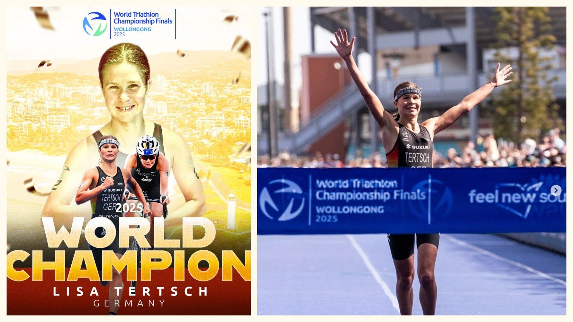 La alemana Lisa Tertsch se proclama campeona del mundo tras ganar la Final de Wollongong