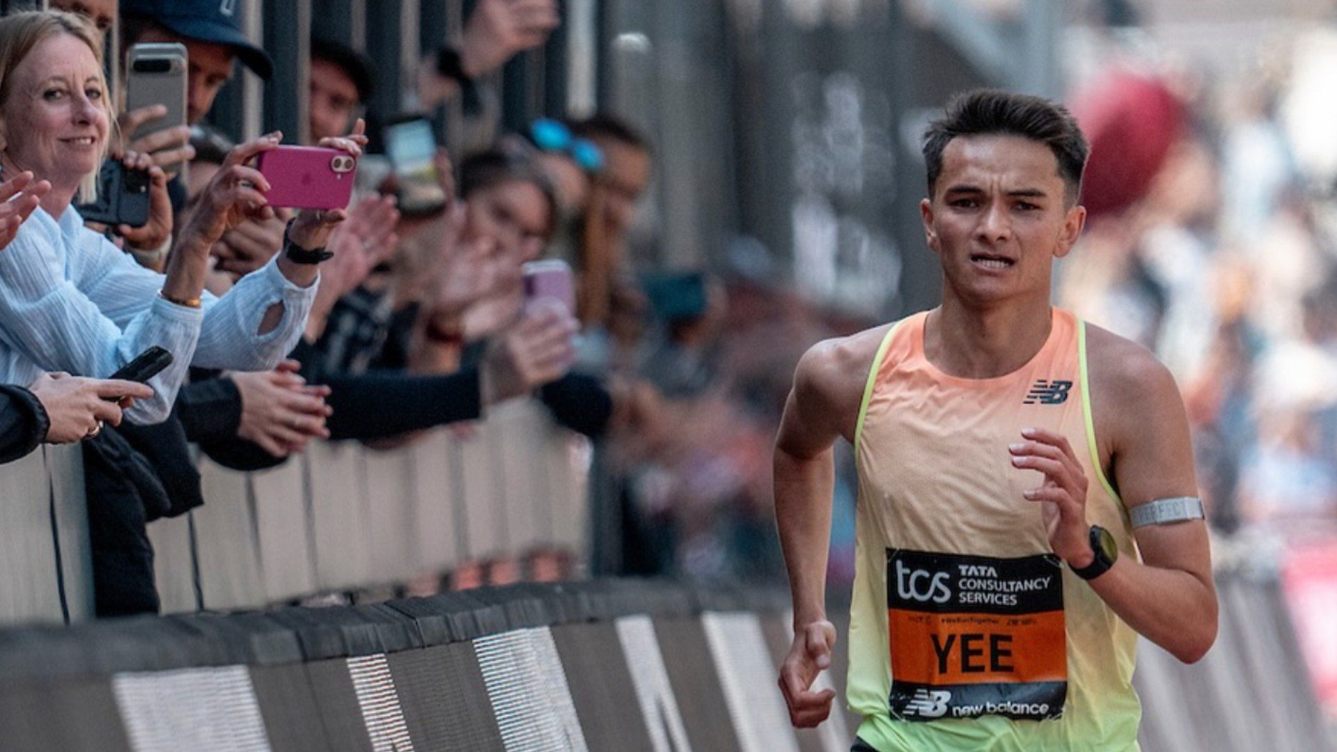 Alex Yee se estrena en medio maratón