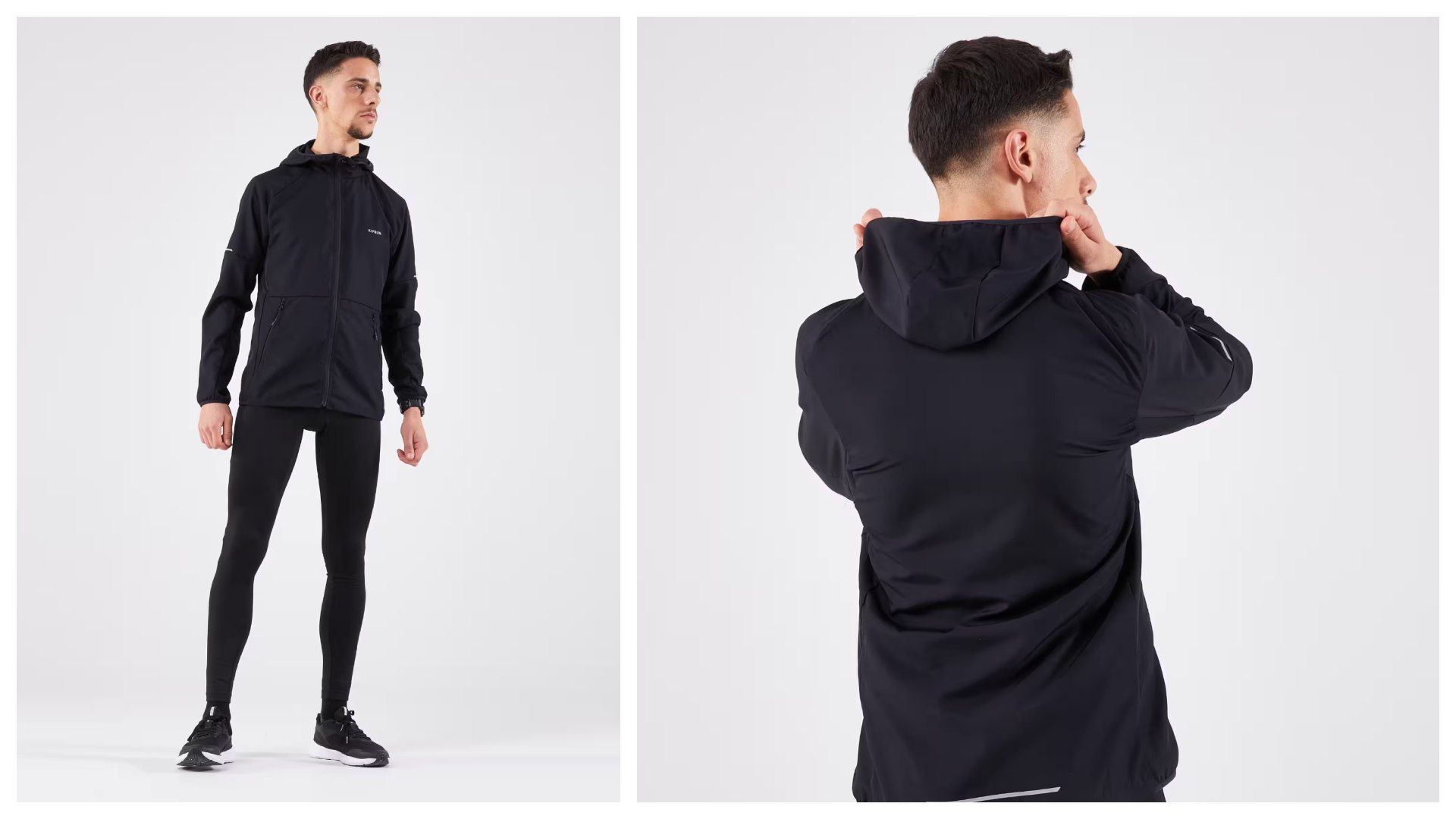 Chaqueta cortaviento de running y trail running KIPRUN.