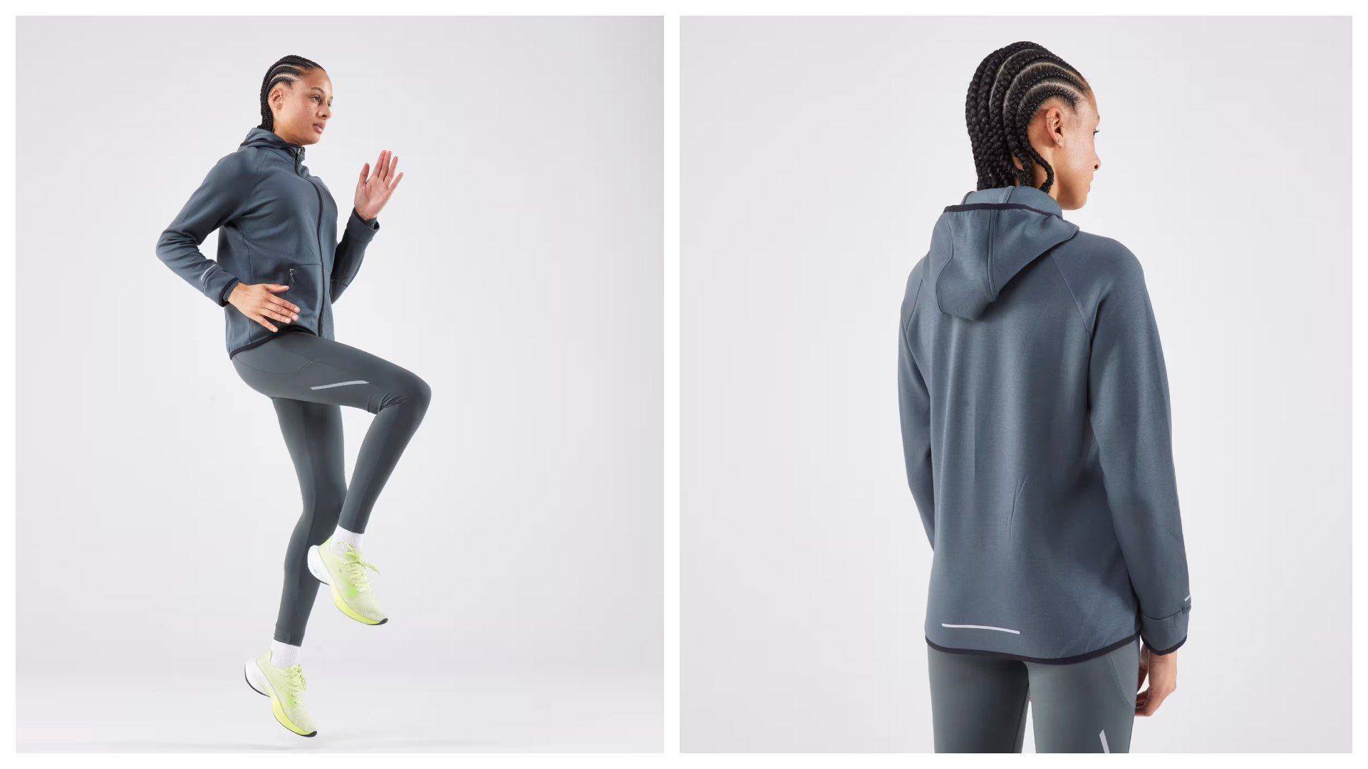 Chaqueta cálida de running KIPRUN Run 500 Warm.