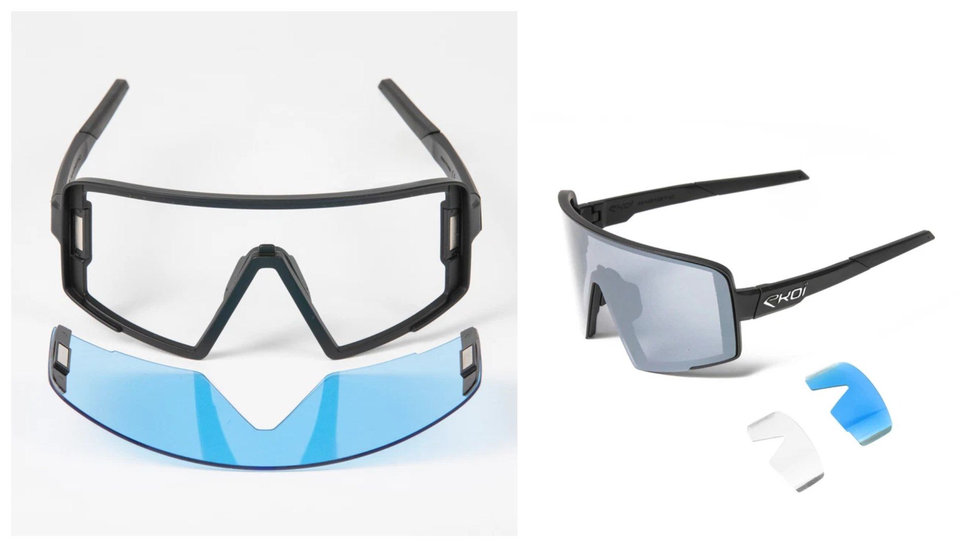 Gafas EKOI Perf MAGNETIC Negras Espejo.