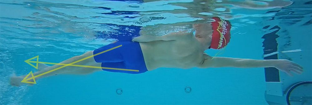 Propulsión en espalda