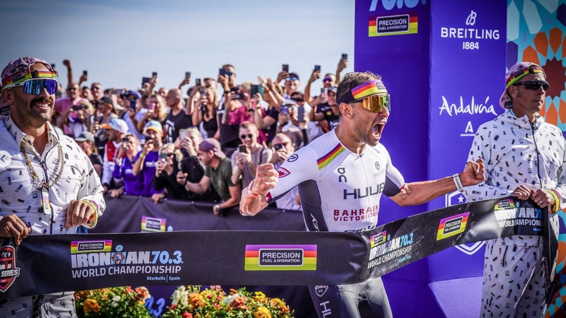 Jelle Geens gana el Mundial IRONMAN 70.3 de Marbella 2025